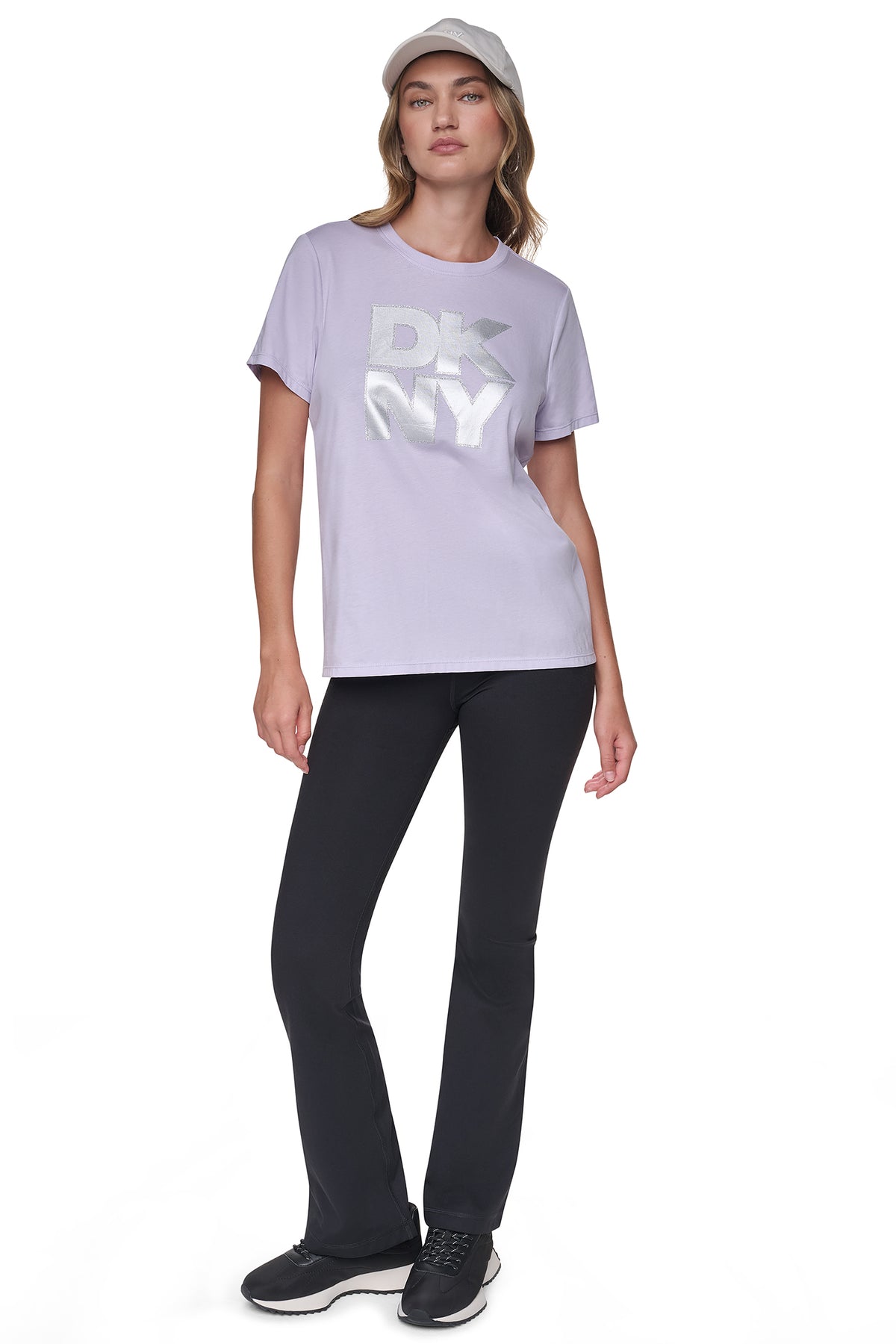 STACKED FOIL GLITTER LOGO TEE VIEW 2