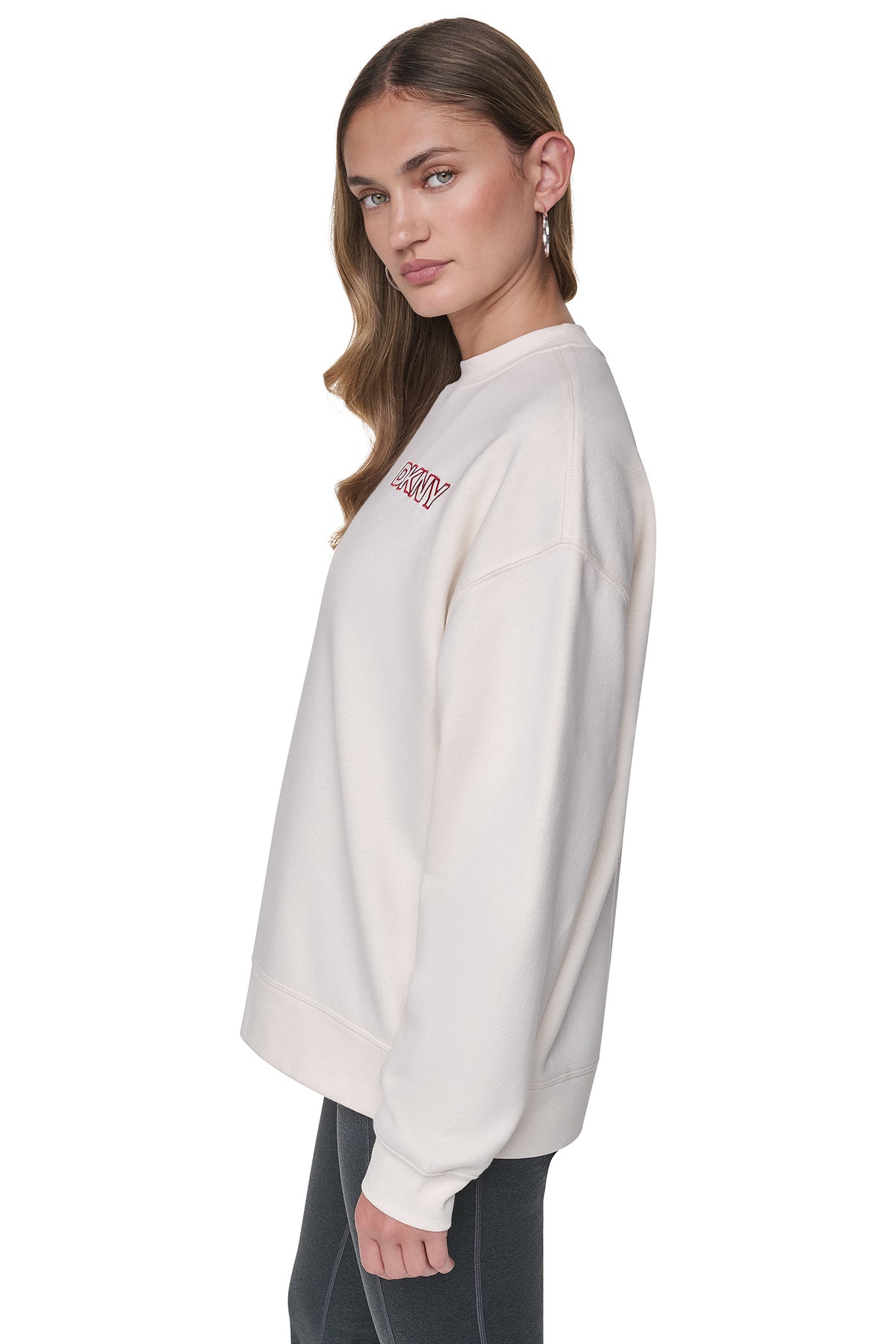 OVERSIZED EMBROIDERED SWEATSHIRT VIEW 2