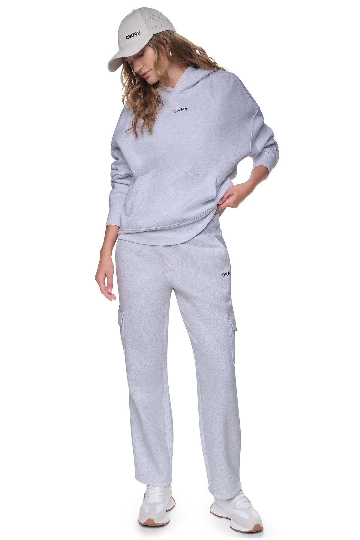 METALLIC BUBBLE LOGO MID-RISE CARGO PANT VIEW 2