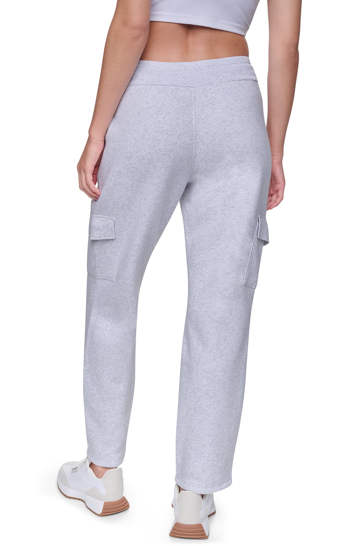 METALLIC BUBBLE LOGO MID-RISE CARGO PANT VIEW 2