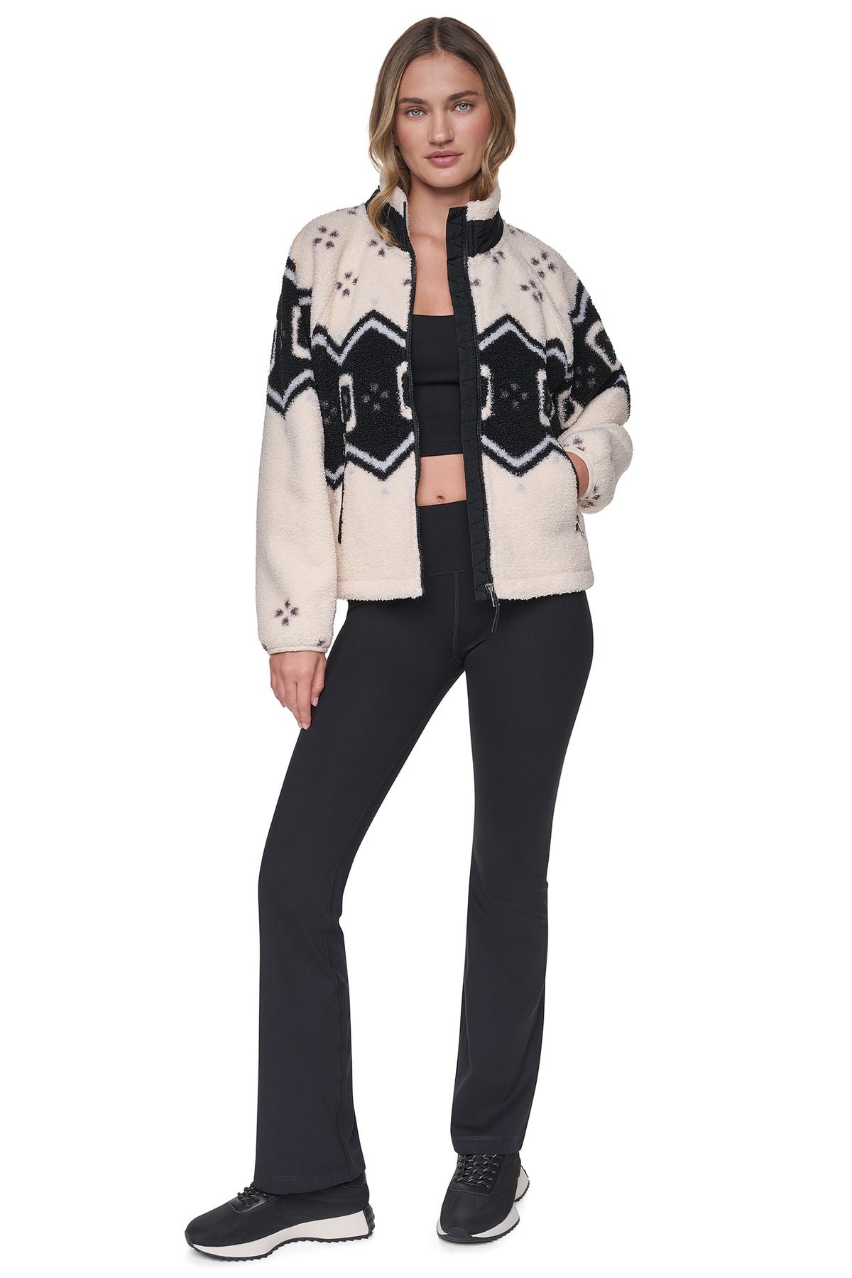 PRINTED SHERPA JACKET VIEW 2