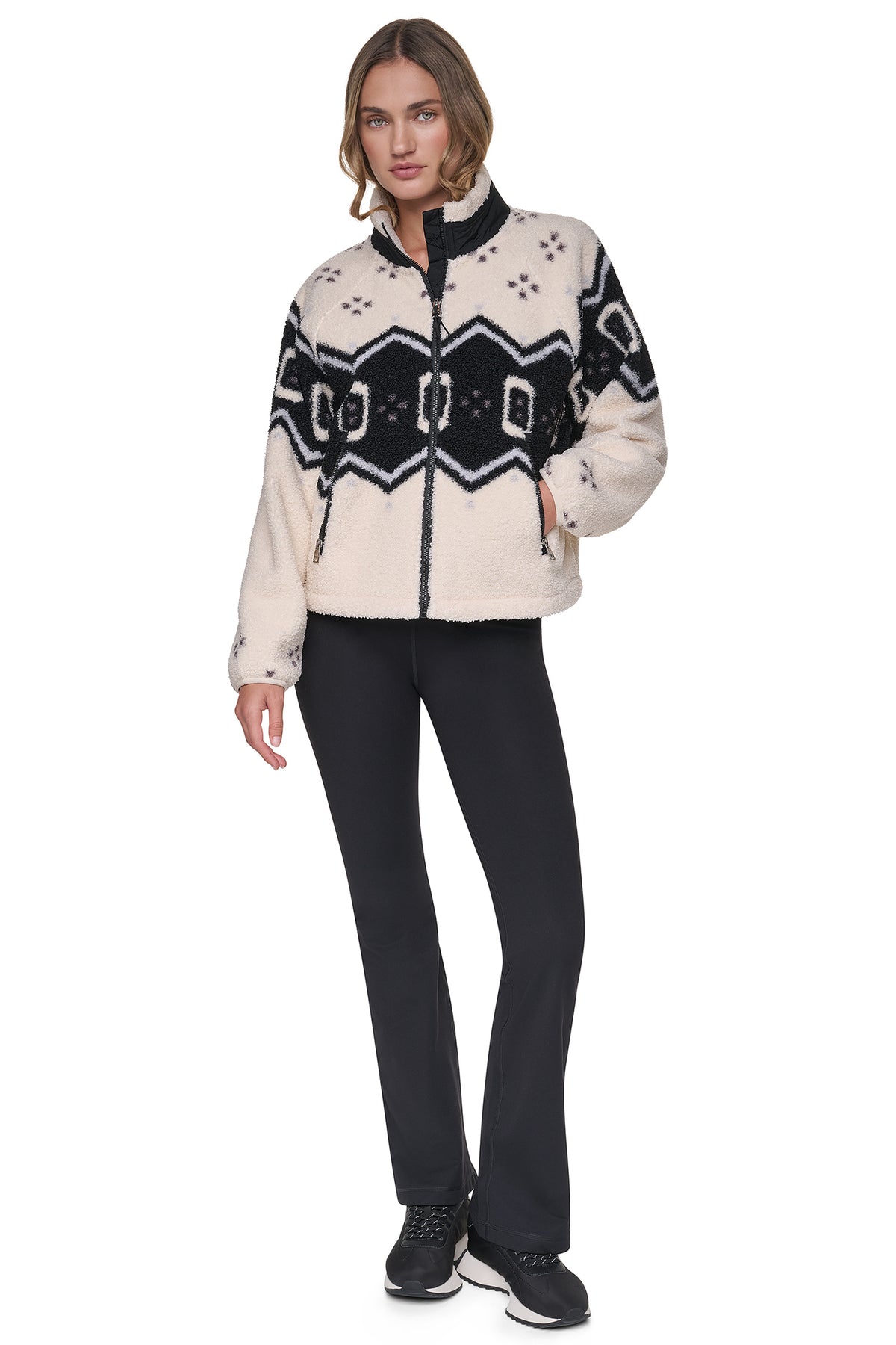 PRINTED SHERPA JACKET VIEW 2