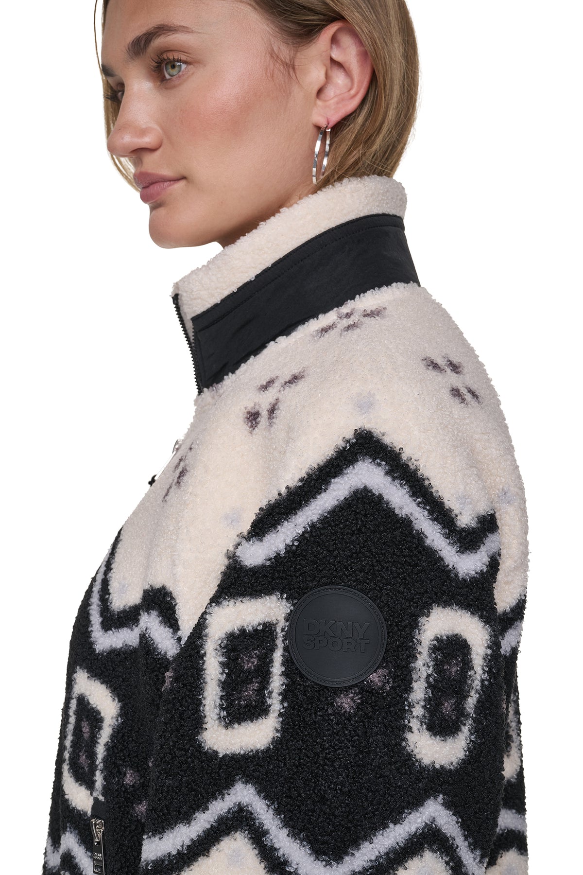 PRINTED SHERPA JACKET VIEW 2