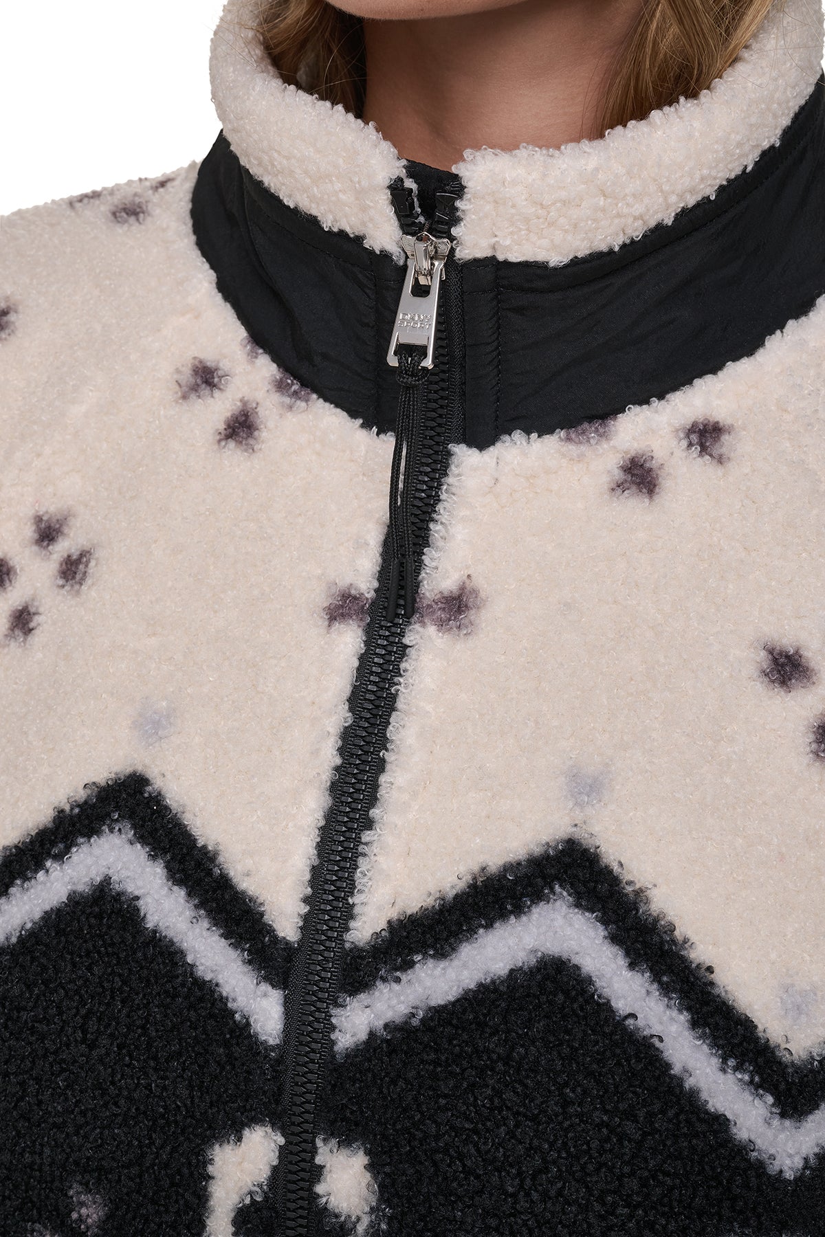 PRINTED SHERPA JACKET VIEW 2