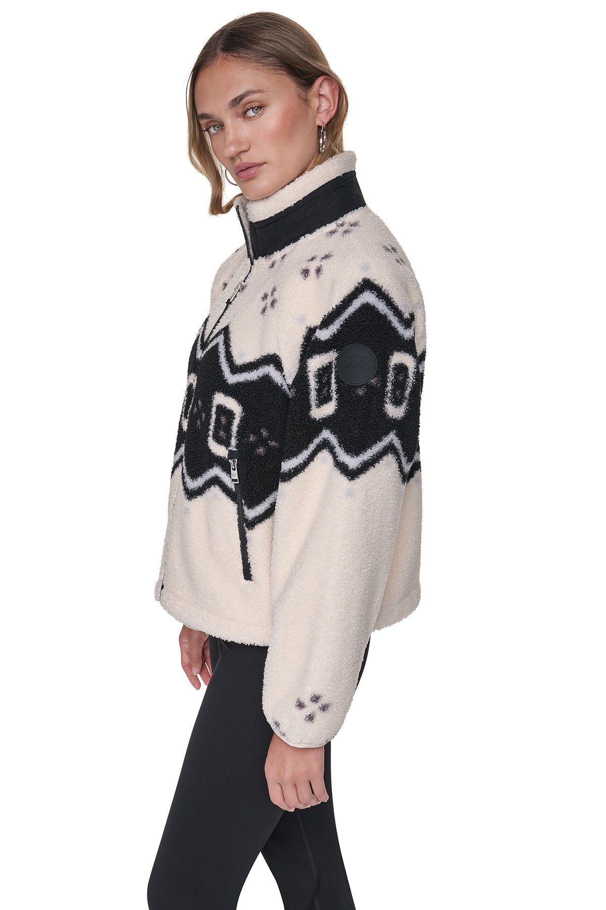 PRINTED SHERPA JACKET VIEW 2