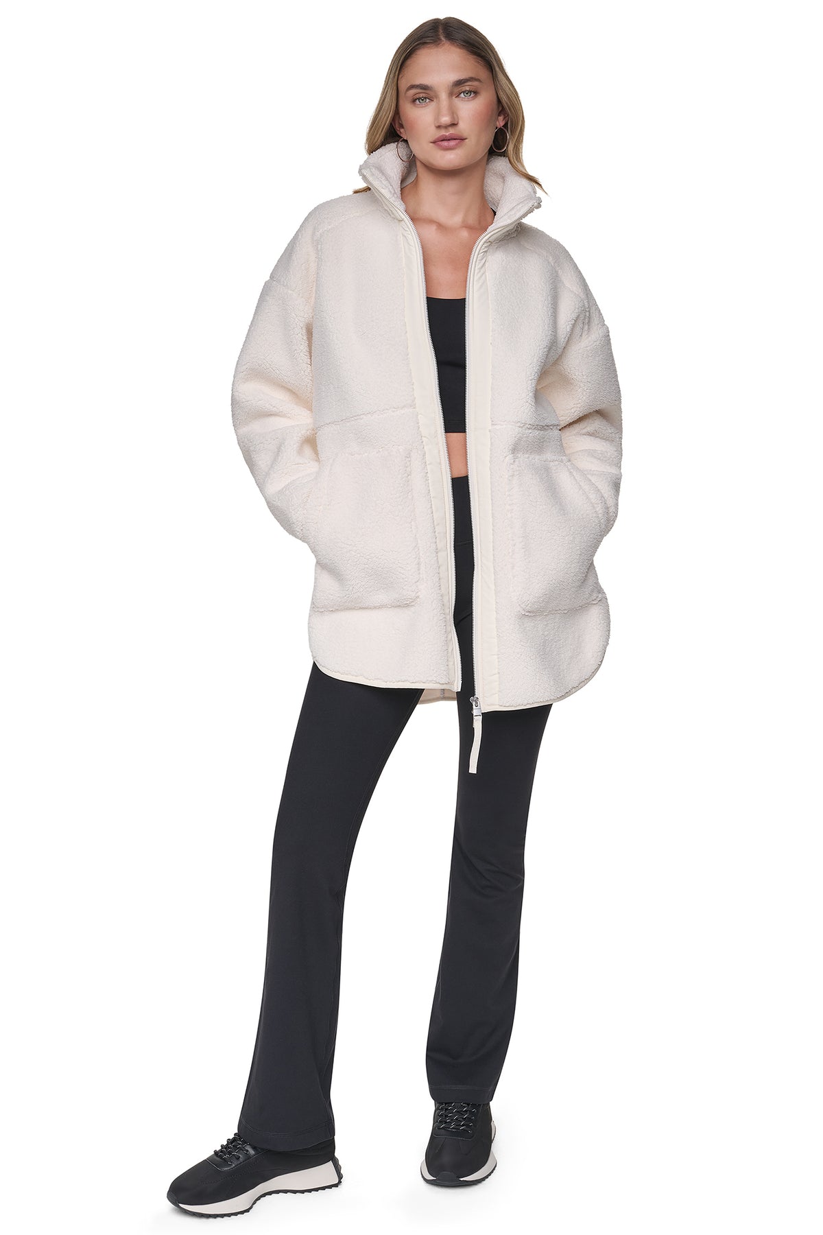 LONG SHERPA JACKET VIEW 1