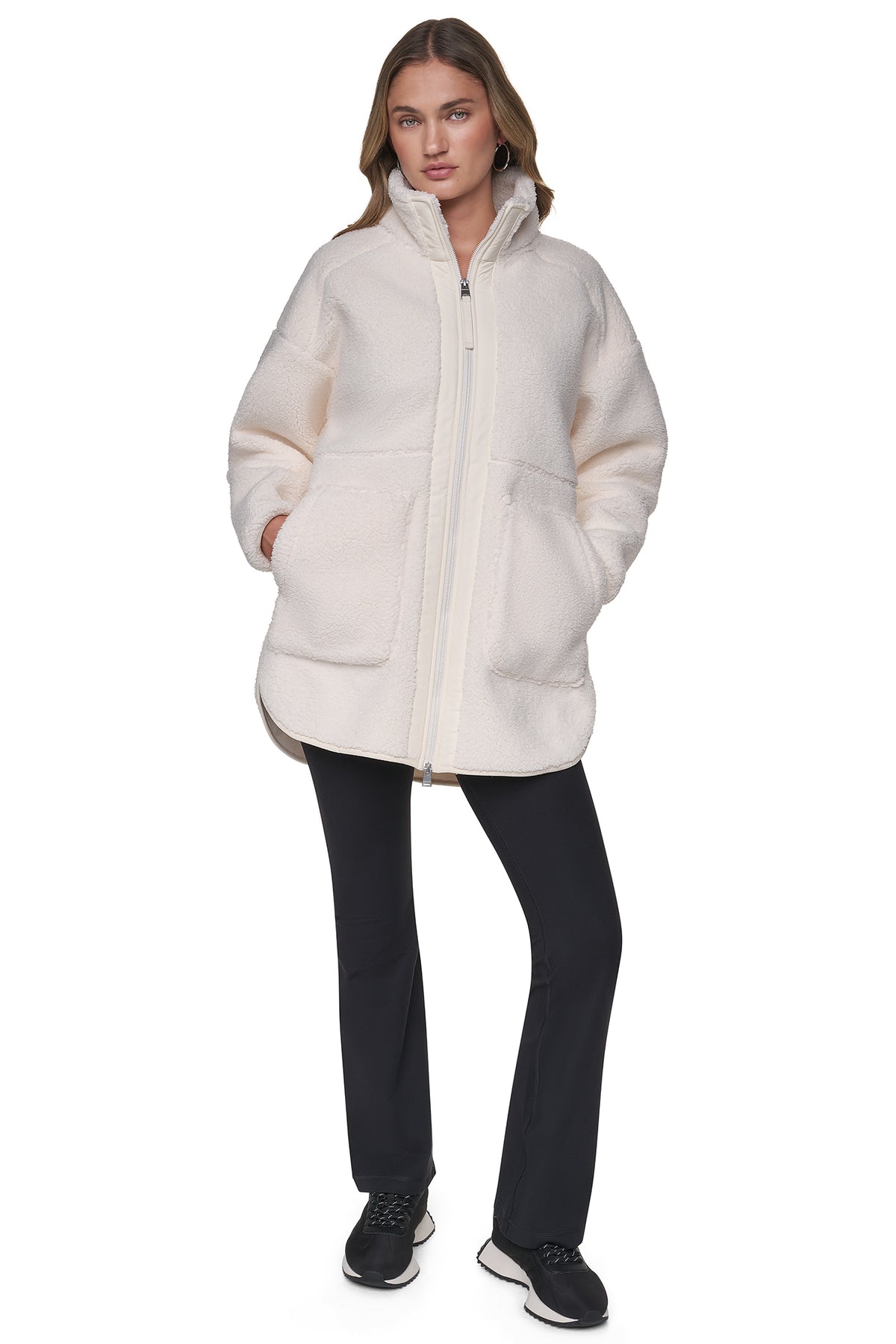 LONG SHERPA JACKET VIEW 2
