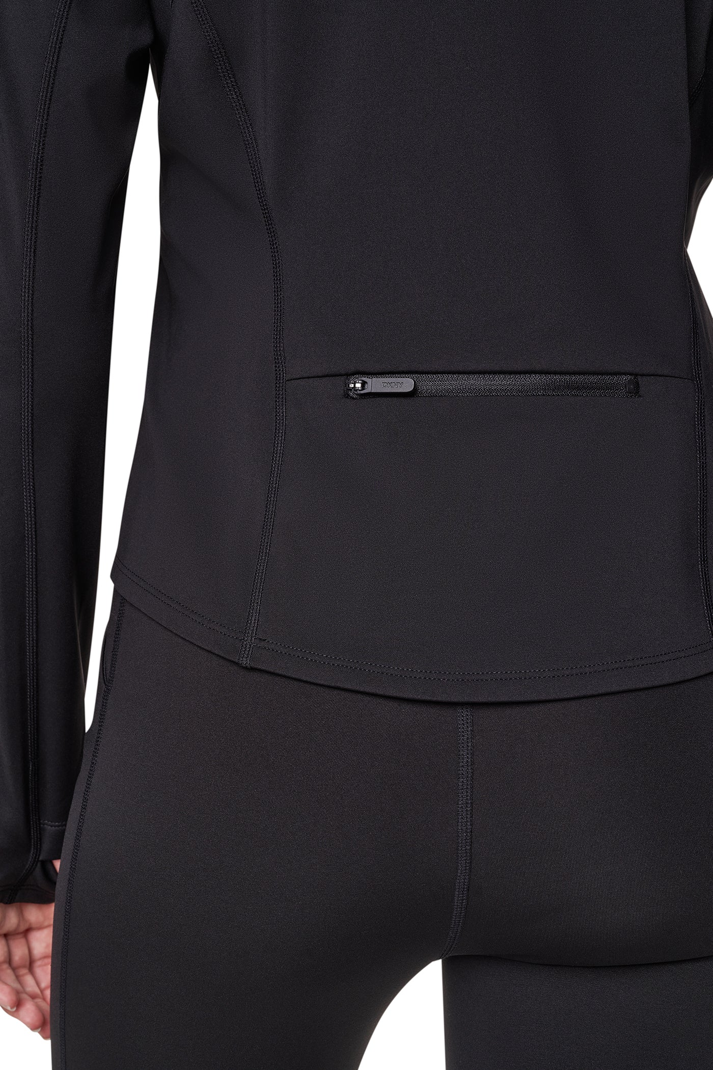 FUNNEL NECK HALF ZIP PULLOVER VIEW 2