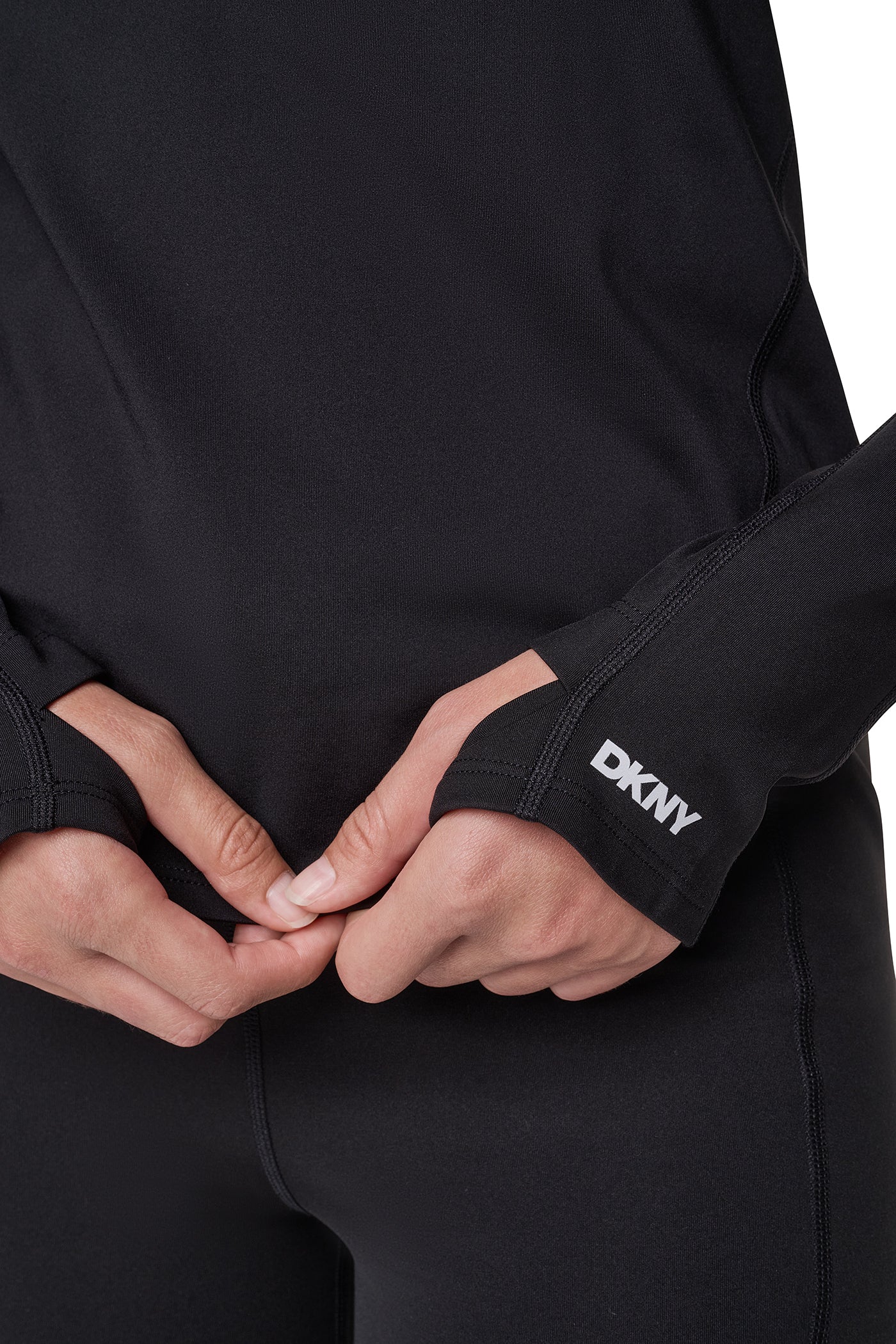 FUNNEL NECK HALF ZIP PULLOVER VIEW 2