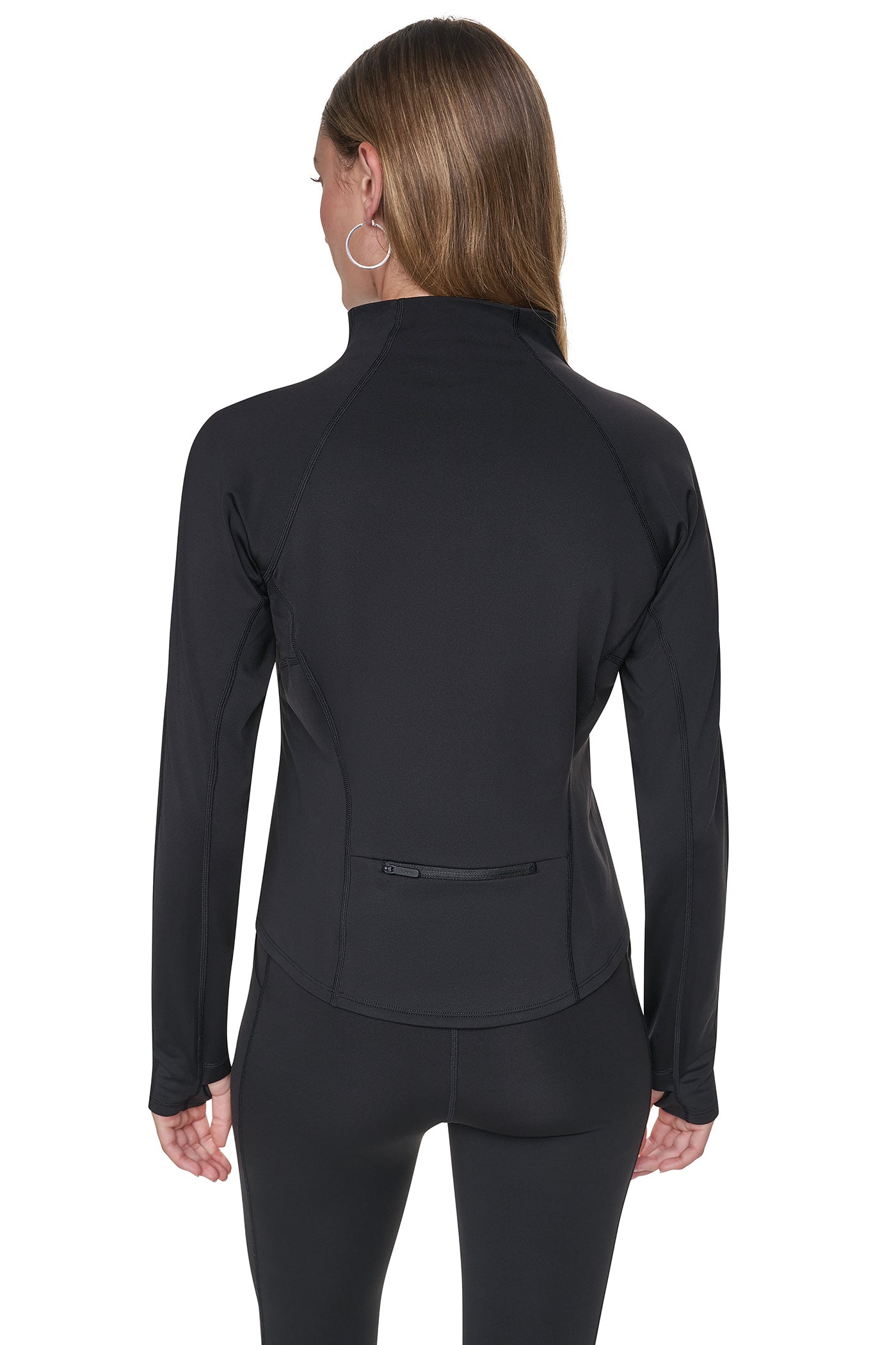 FUNNEL NECK HALF ZIP PULLOVER VIEW 2