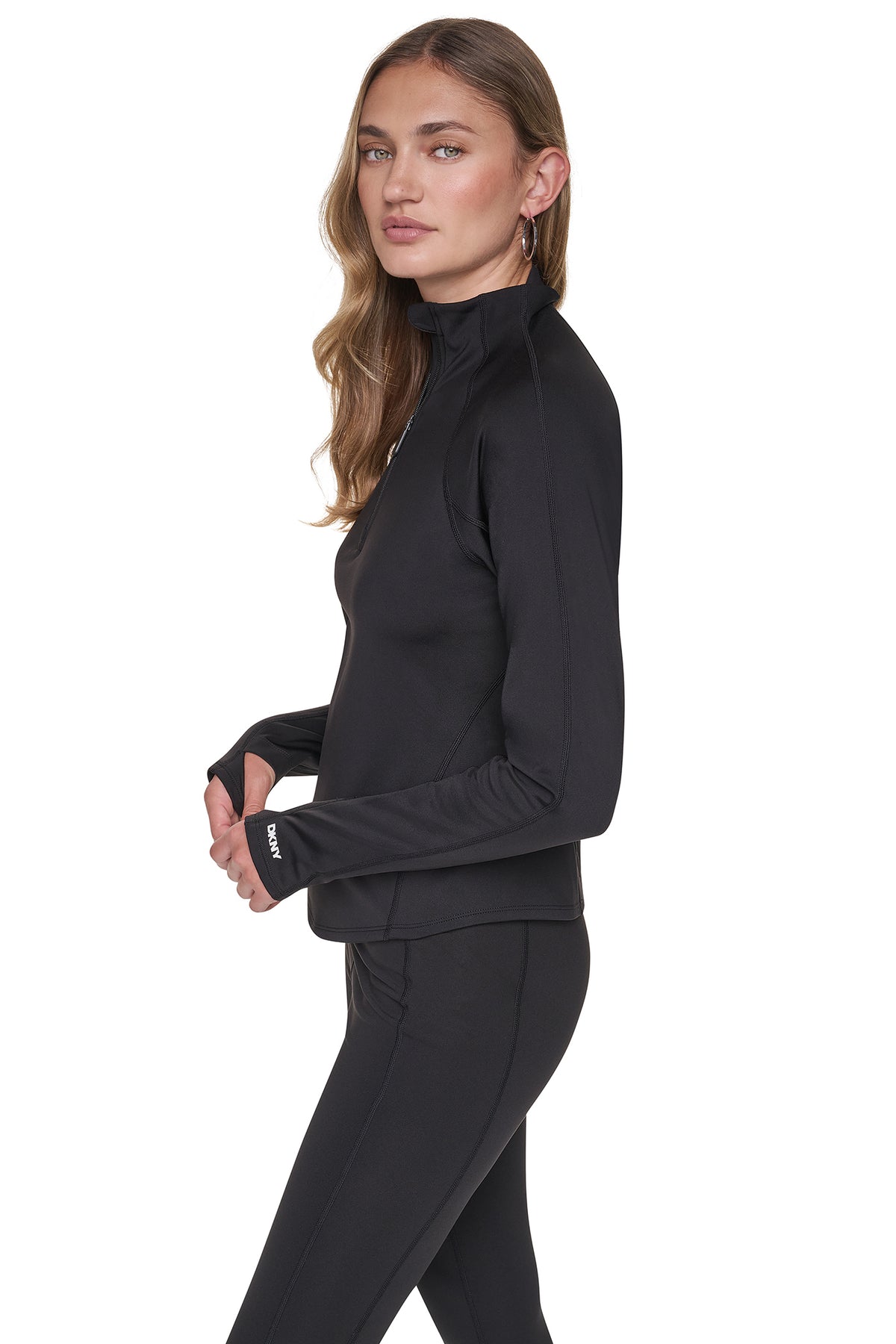 FUNNEL NECK HALF ZIP PULLOVER VIEW 2