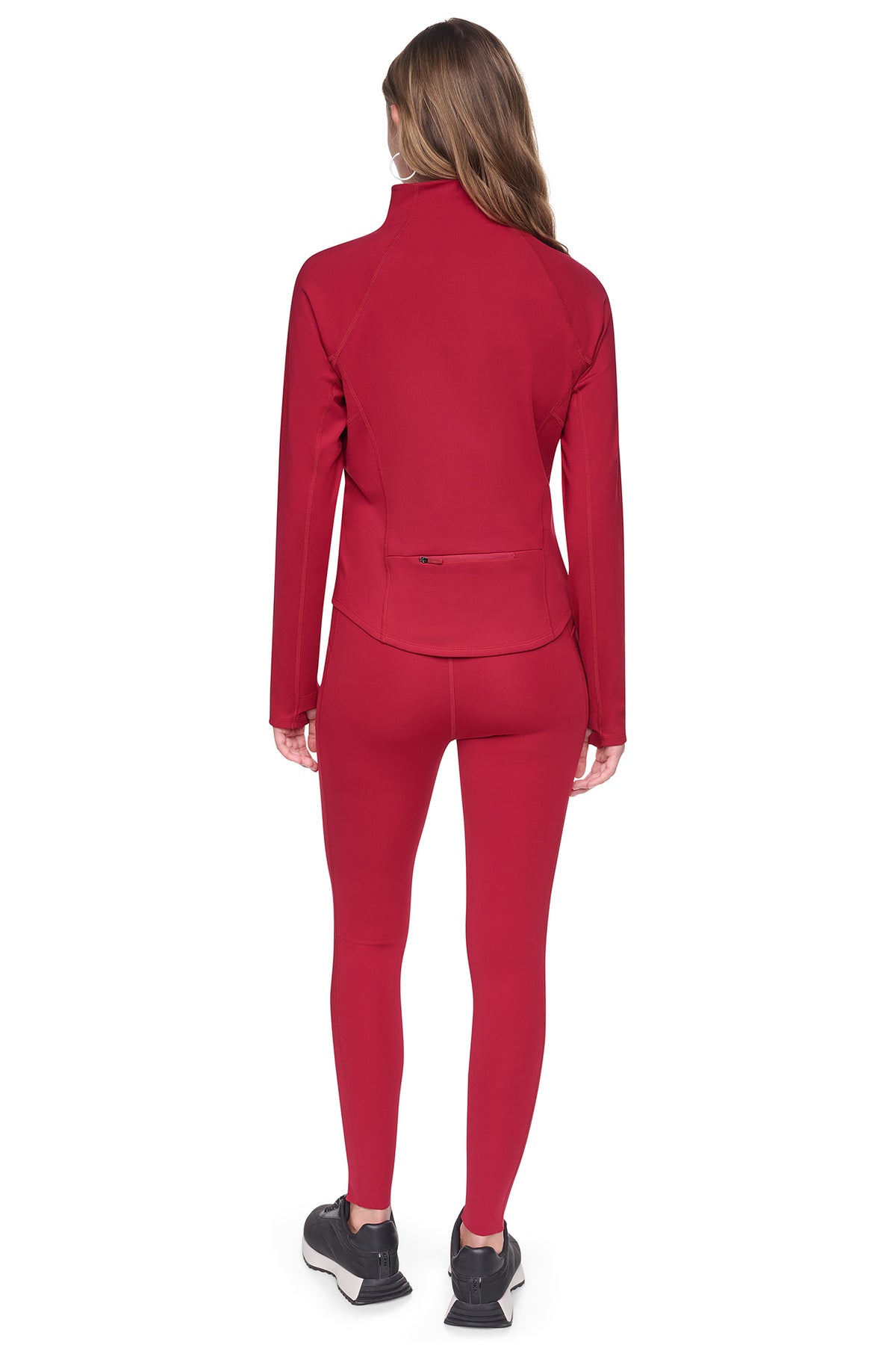 FUNNEL NECK HALF ZIP PULLOVER VIEW 2