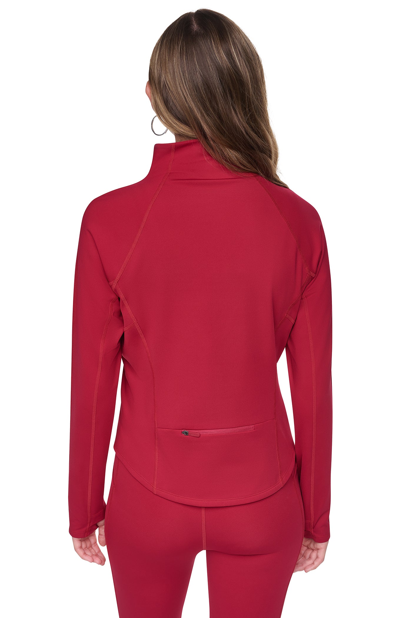 FUNNEL NECK HALF ZIP PULLOVER VIEW 2