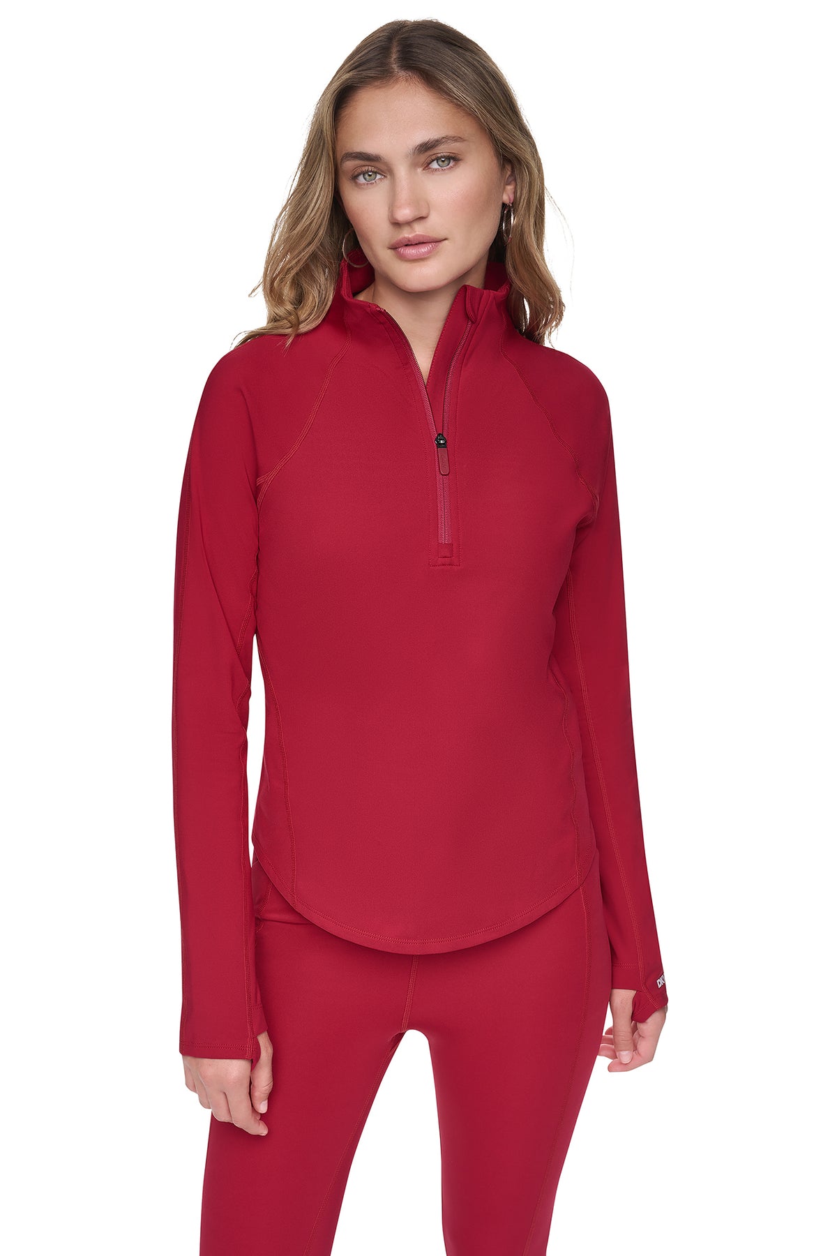 FUNNEL NECK HALF ZIP PULLOVER VIEW 2