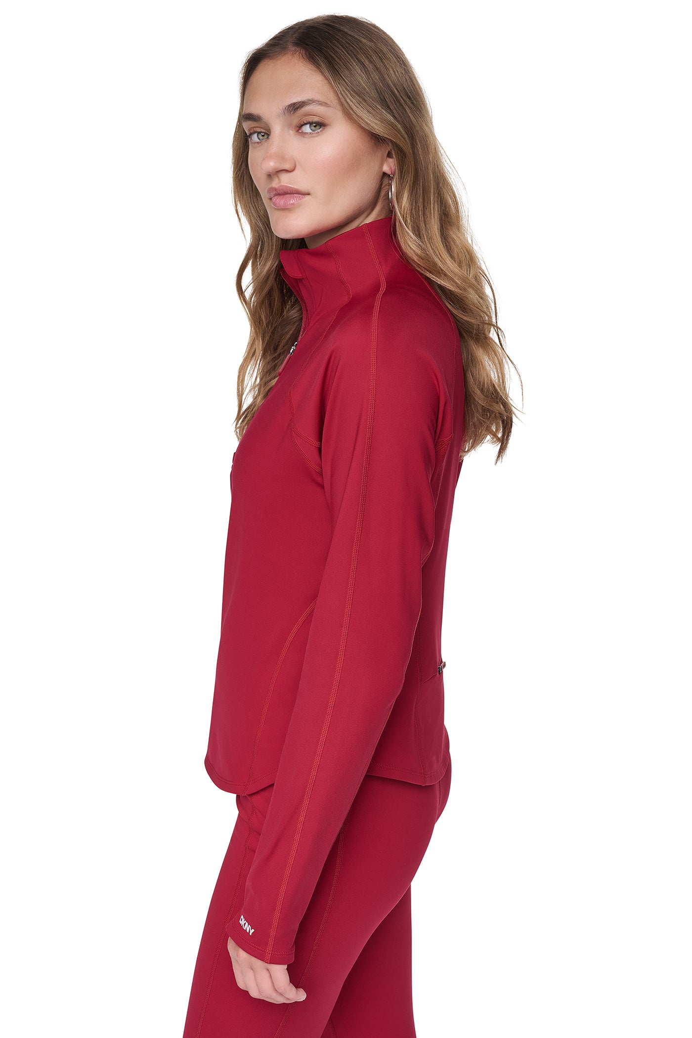 FUNNEL NECK HALF ZIP PULLOVER VIEW 2