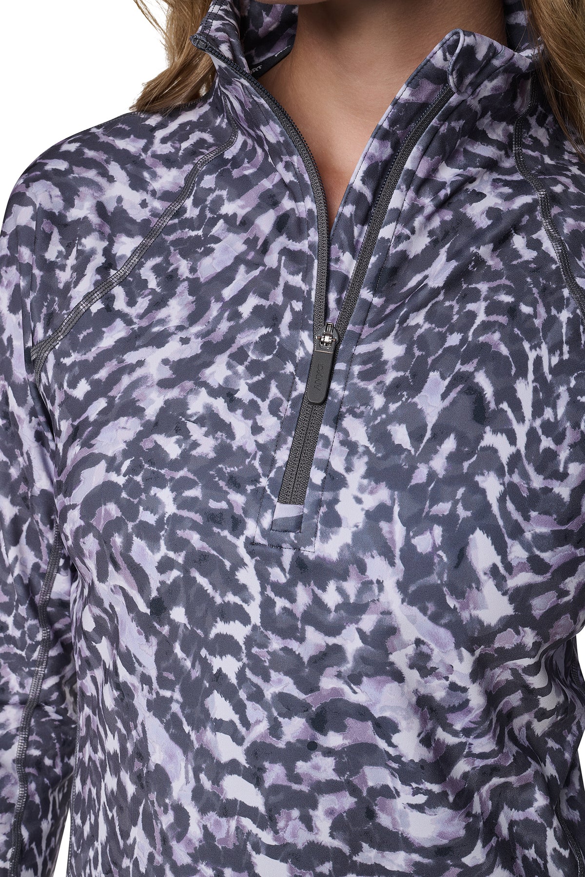 FUNNEL NECK HALF-ZIP PULLOVER VIEW 2
