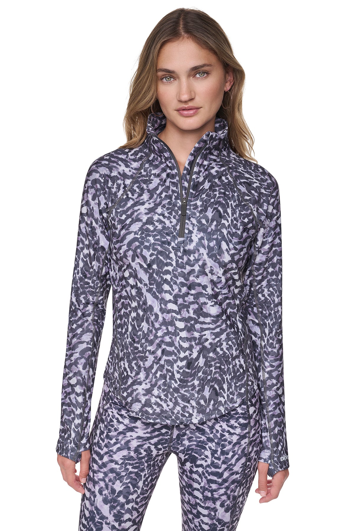 FUNNEL NECK HALF-ZIP PULLOVER VIEW 2
