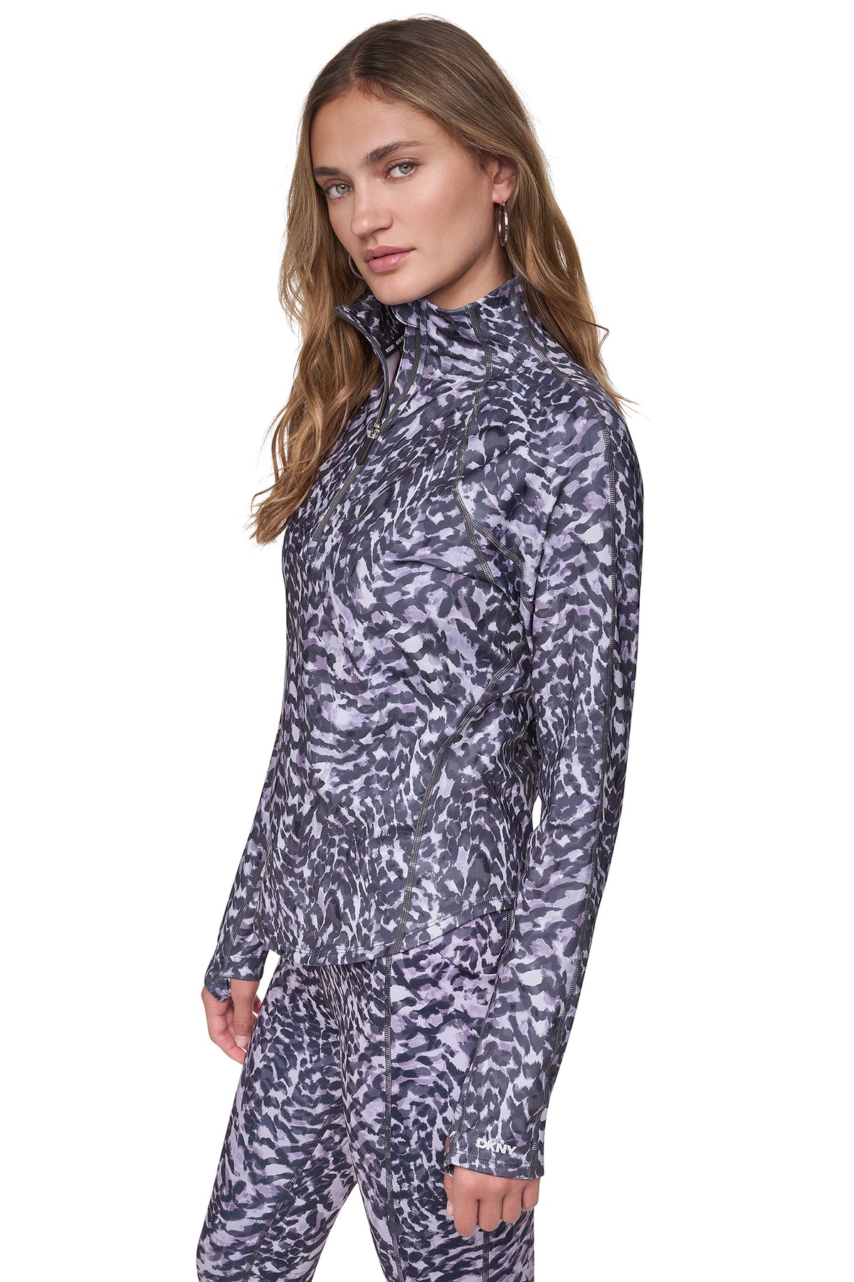 FUNNEL NECK HALF-ZIP PULLOVER VIEW 2