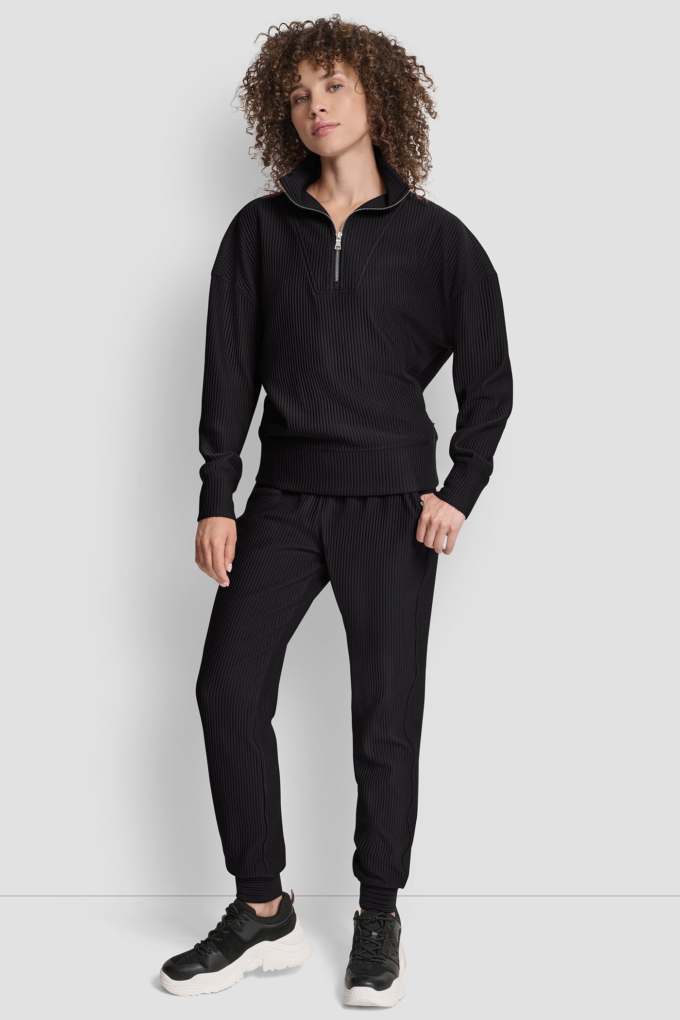 TECH OTTOMAN HALF ZIP MOCK NECK PULLOVER VIEW 4 | New Arrivals