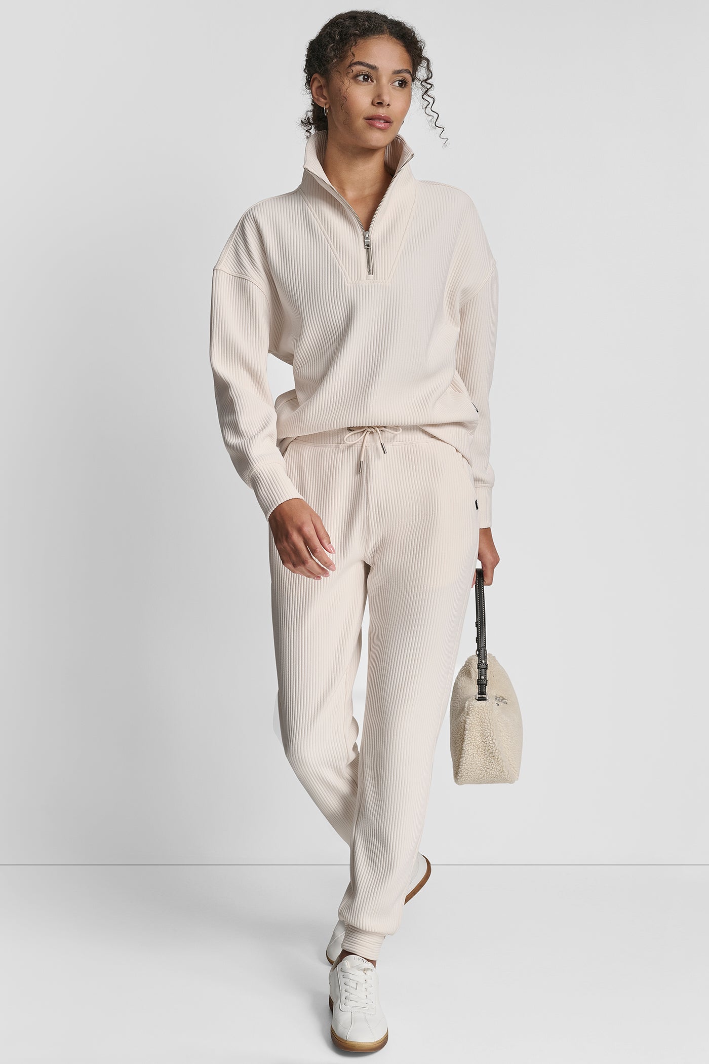 TECH OTTOMAN HALF ZIP MOCK NECK PULLOVER VIEW 5 | New Arrivals