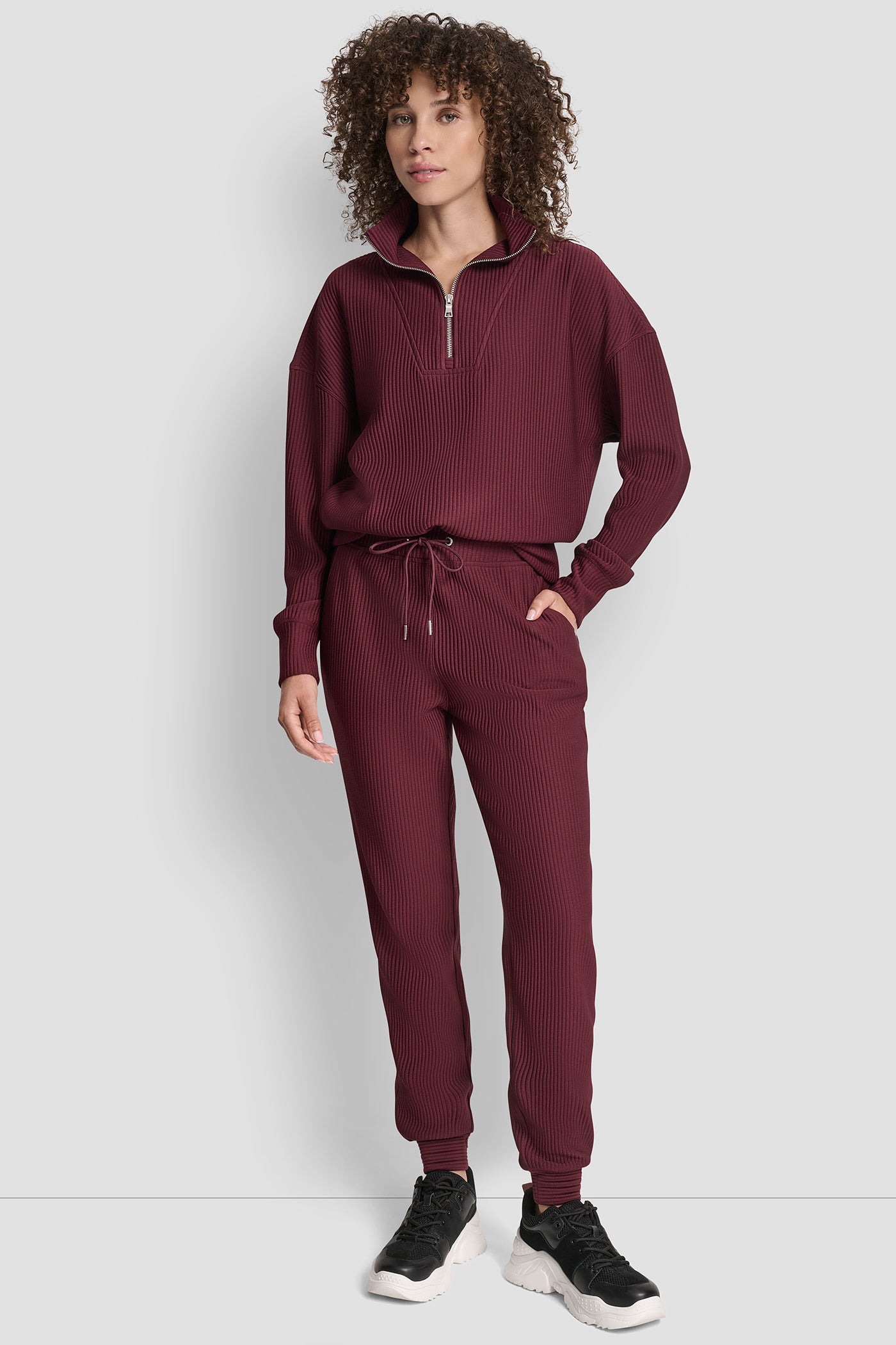 TECH OTTOMAN CUFFED JOGGER WITH POCKETS VIEW 5 | New Arrivals