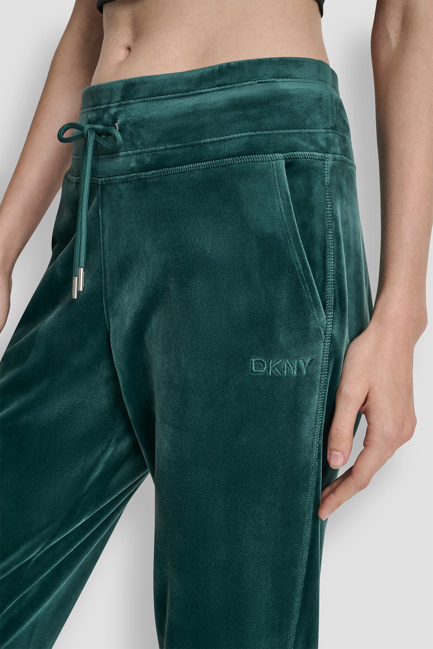 EMBROIDERY LOGO CUFFED SLIM FIT JOGGER WITH POCKETS VIEW 4 | New Arrivals