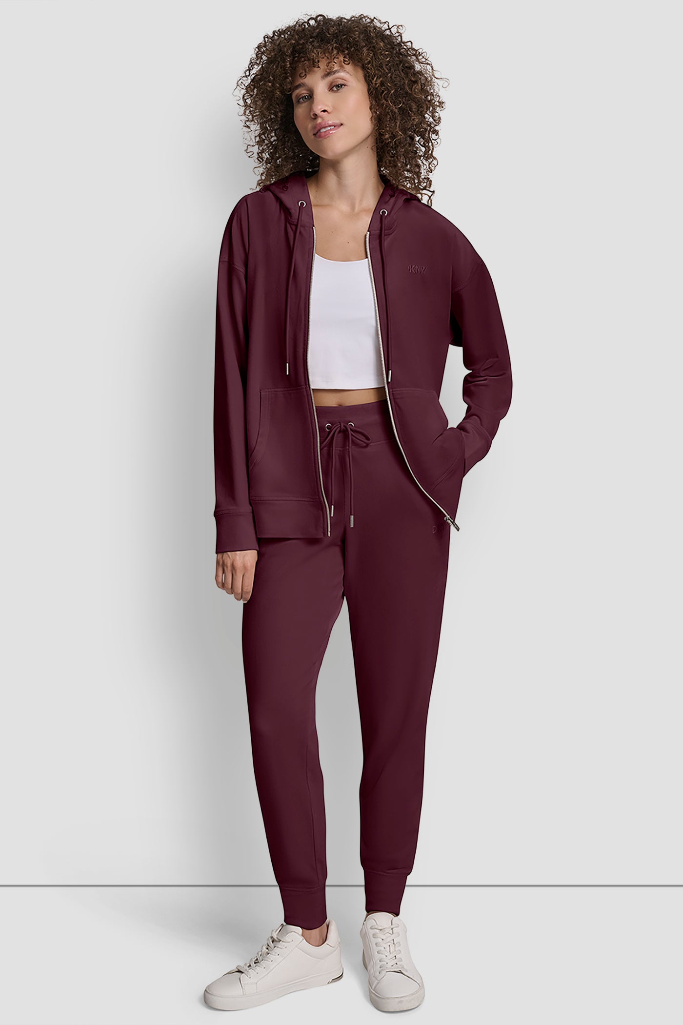 EMBROIDERY LOGO CUFFED SLIM FIT JOGGER WITH POCKETS VIEW 4 | New Arrivals