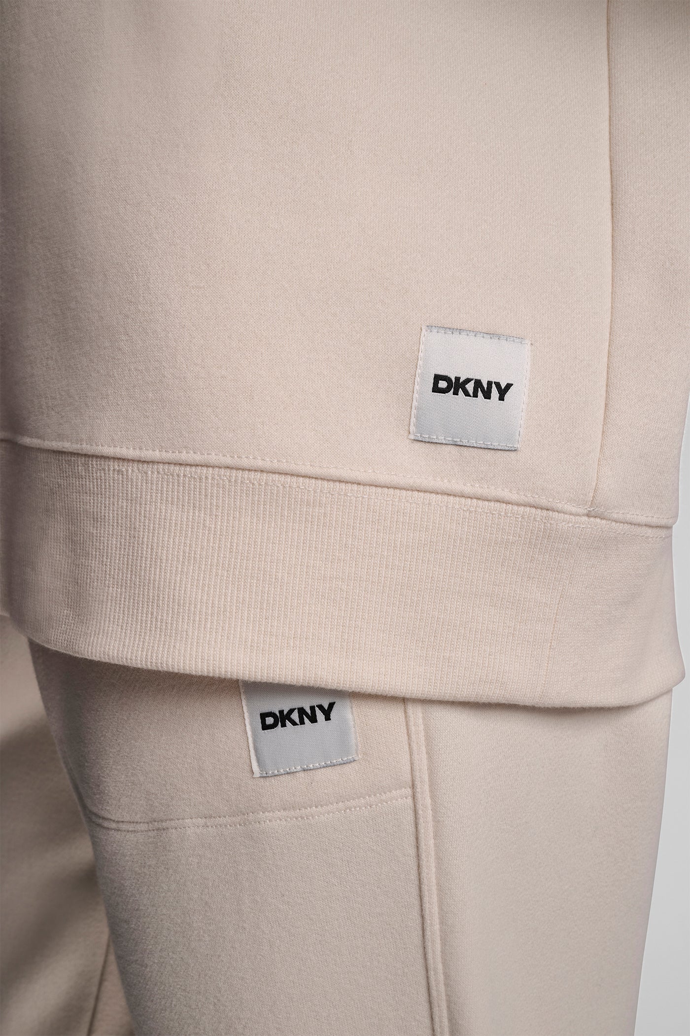 TONAL LOGO PATCH CREW NECK LONG LINE PULLOVER VIEW 4 | New Arrivals