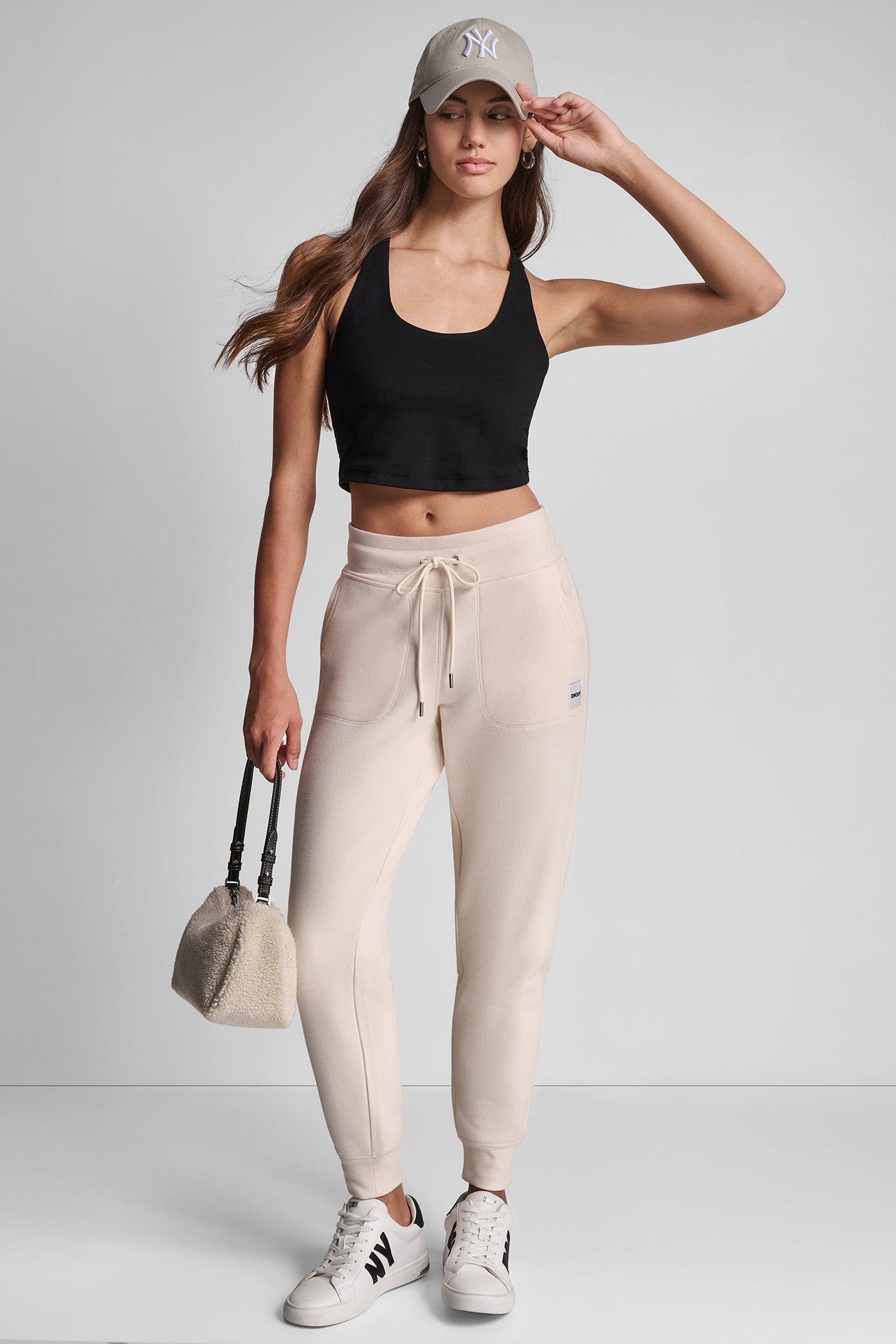 TONAL LOGO PATCH LOGO RIB TRIM JOGGER WITH POCKETS VIEW 5 | New Arrivals