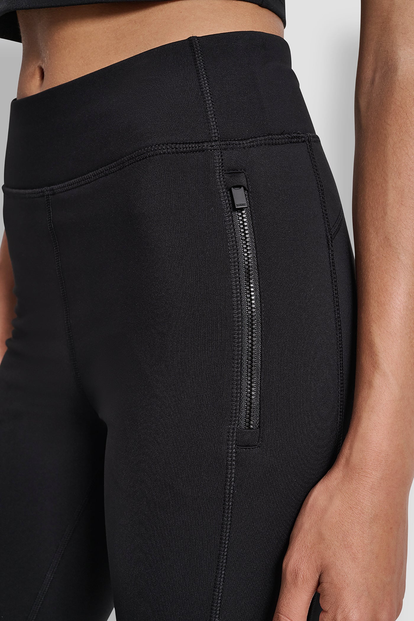 ALPINE FITNESS HIGH WAIST BOOT CUT PANT WITH LOCK VIEW 4 | Sport Essentials