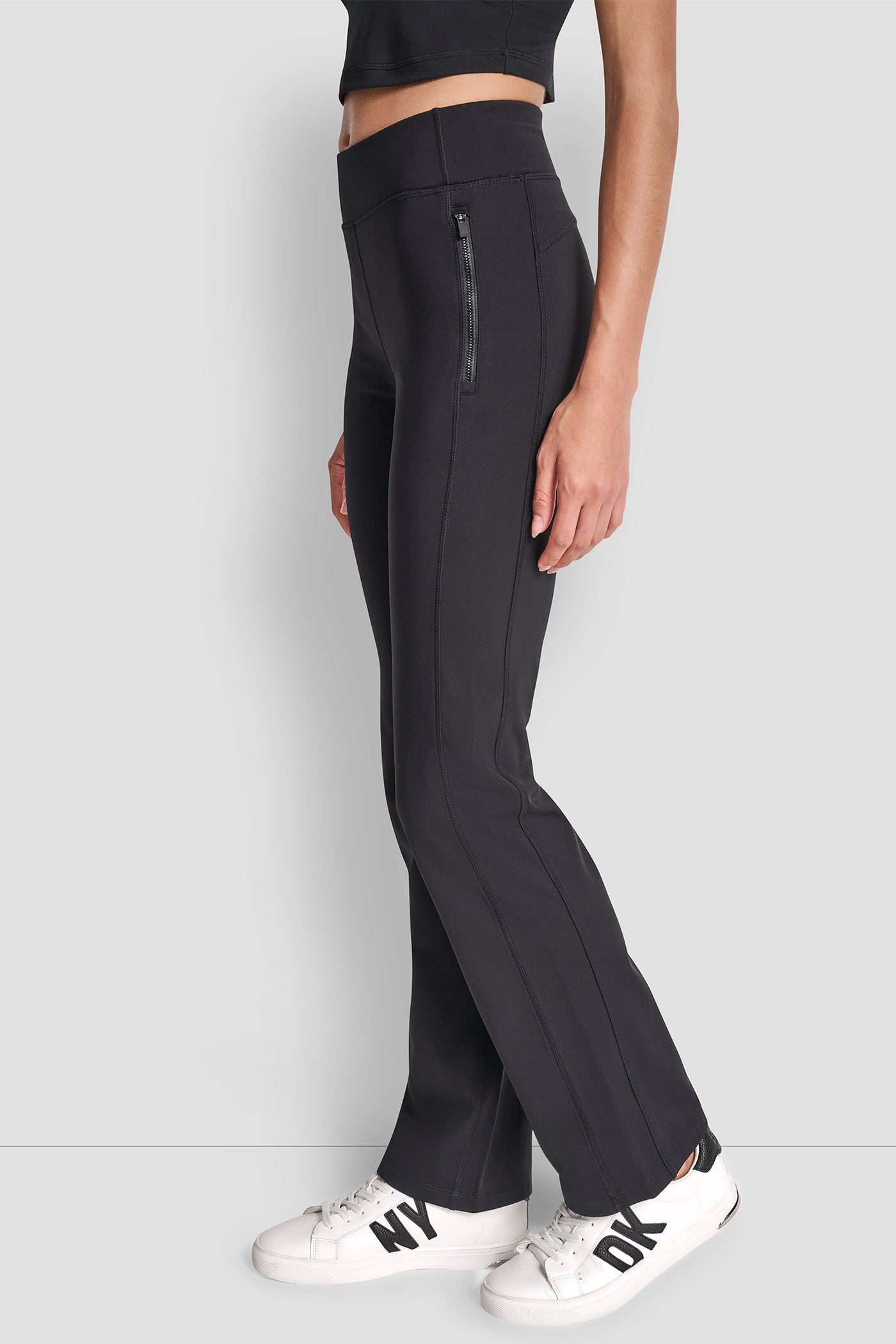 ALPINE FITNESS HIGH WAIST BOOT CUT PANT WITH LOCK VIEW 3 | Sport Essentials