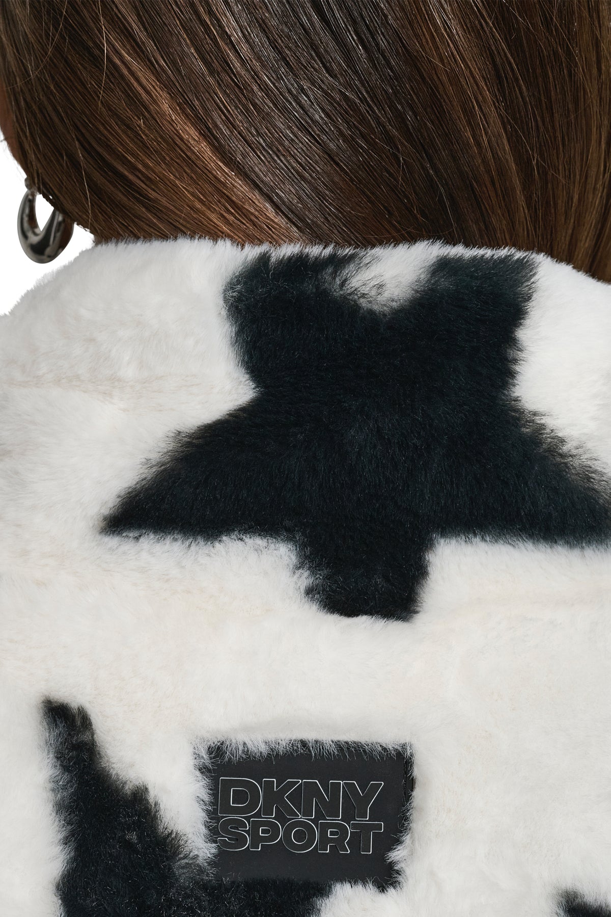 FAUX FUR MOCK NECK VEST VIEW 2