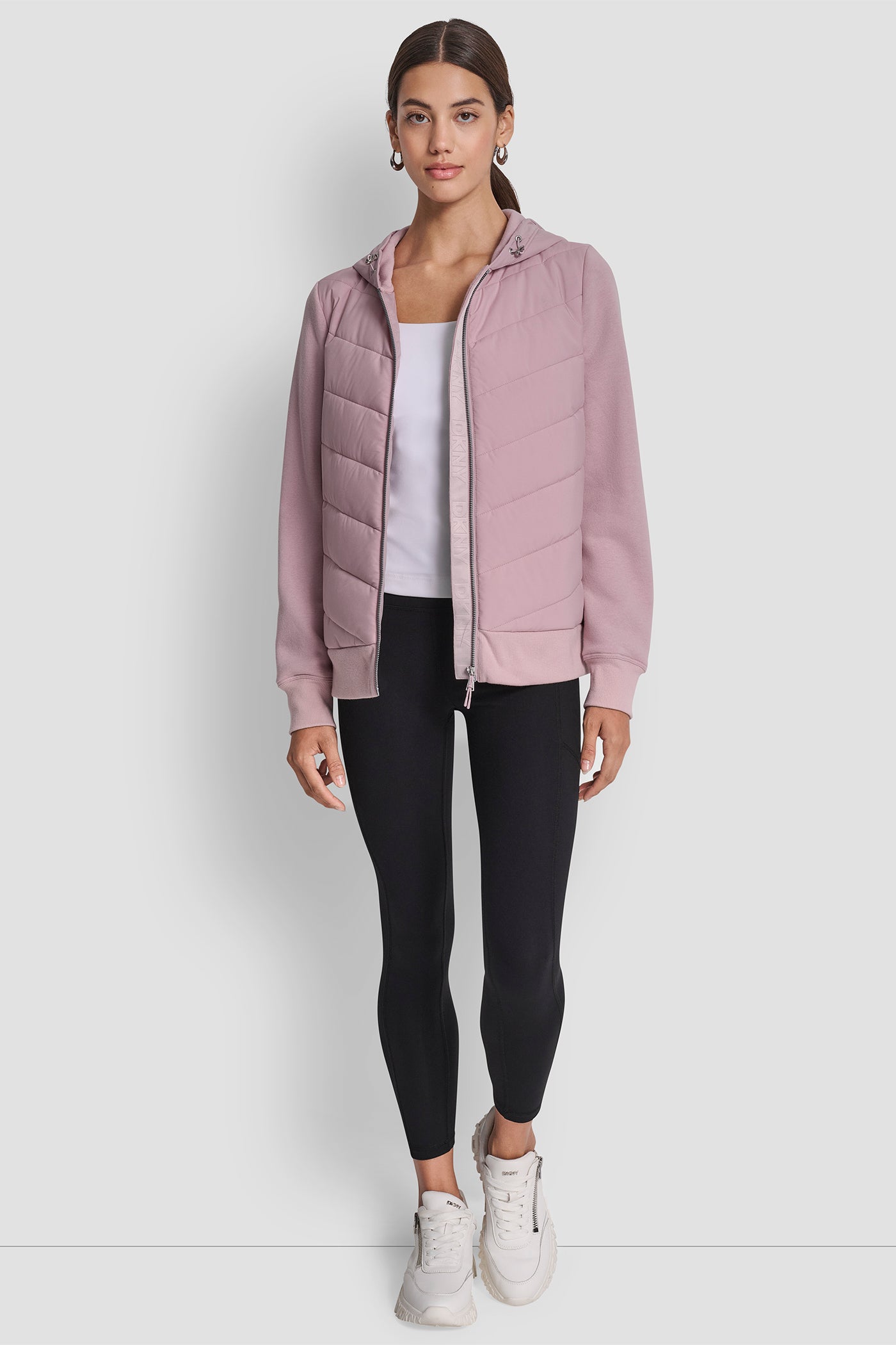 LIGHTWEIGHT HYBRID FULL ZIP JACKET WITH REPREVE VIEW 7 | Sweatshirts & Joggers