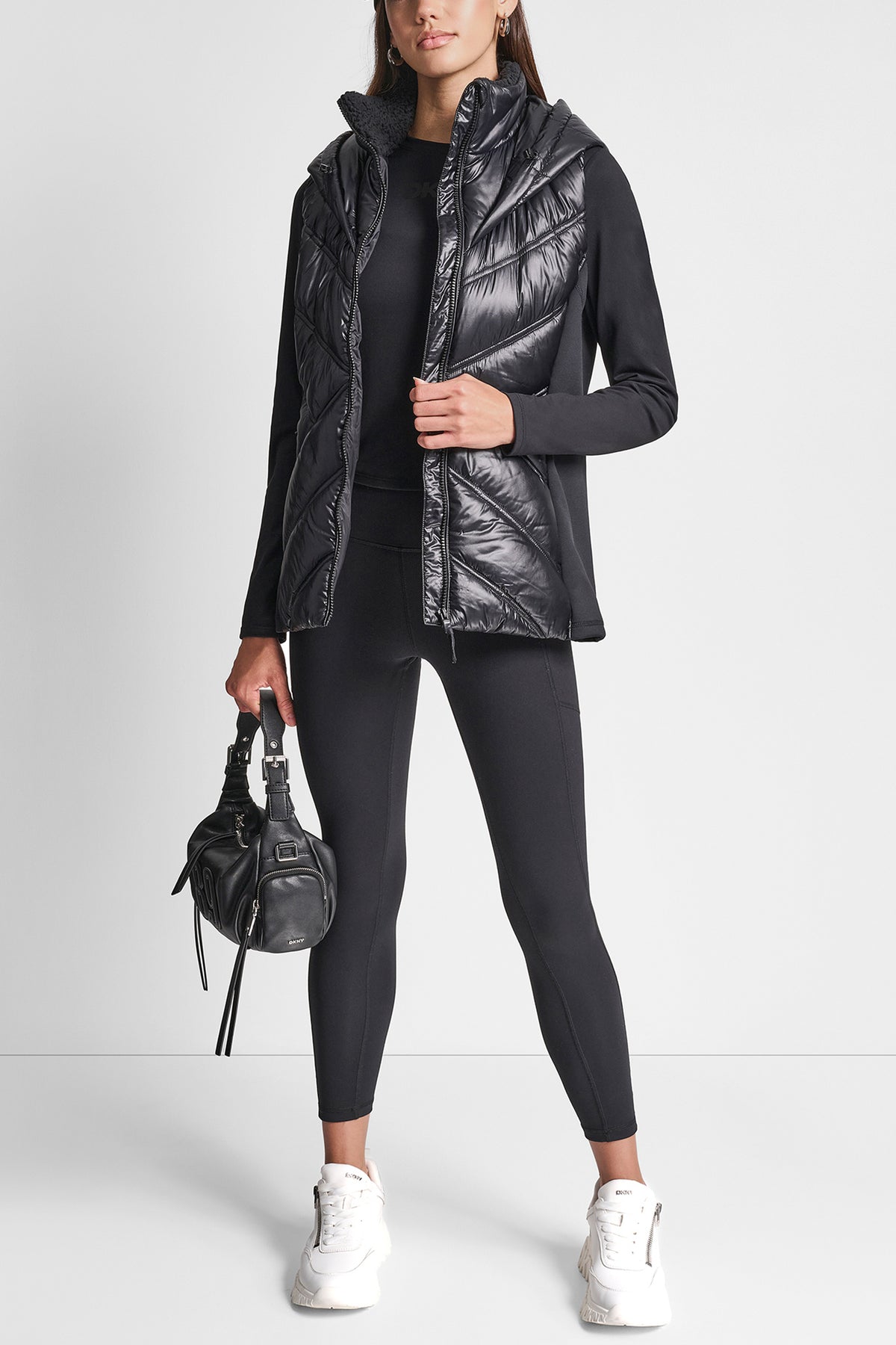 SCUBA-PANELED PUFFER VEST VIEW 2
