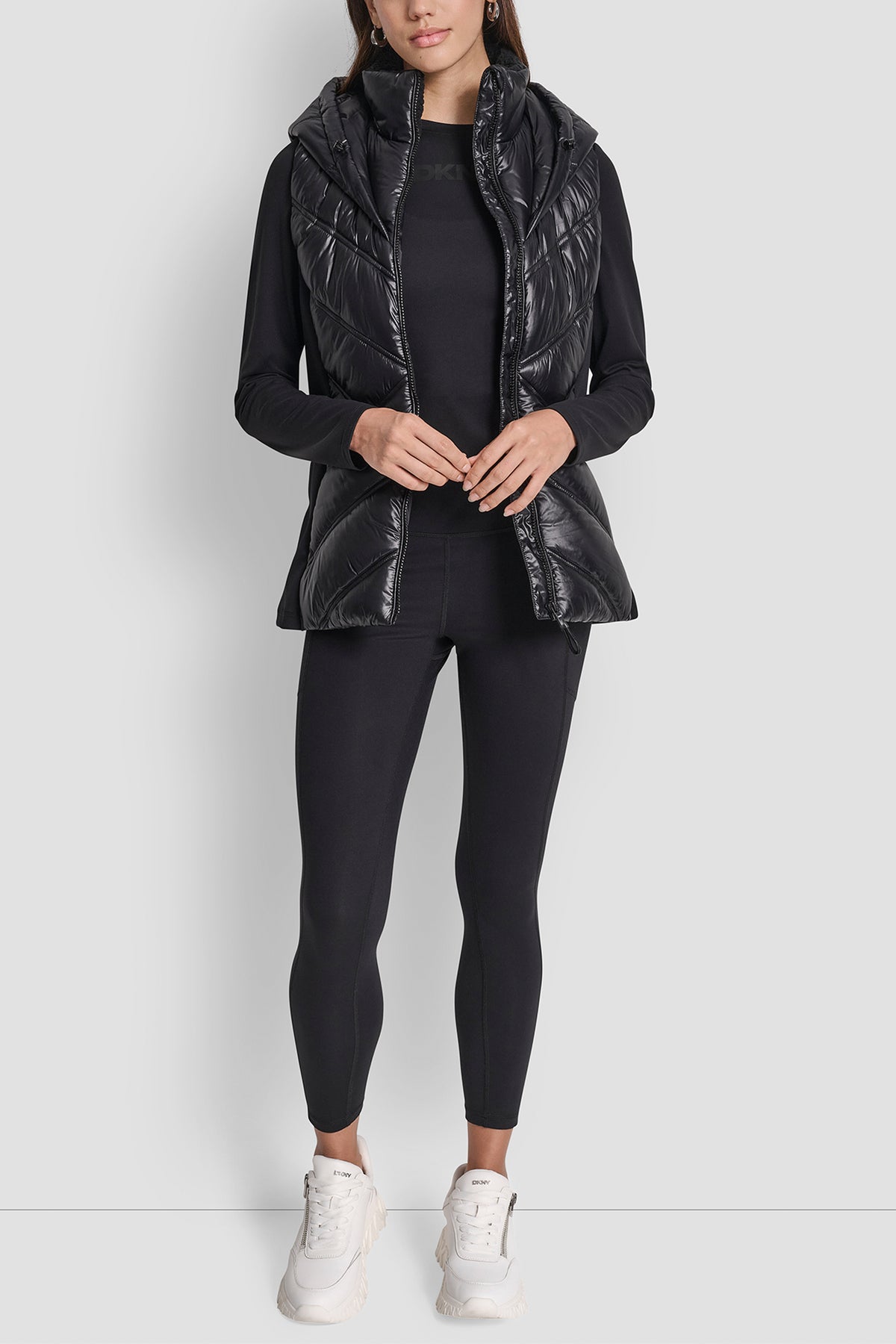 SCUBA-PANELED PUFFER VEST VIEW 2