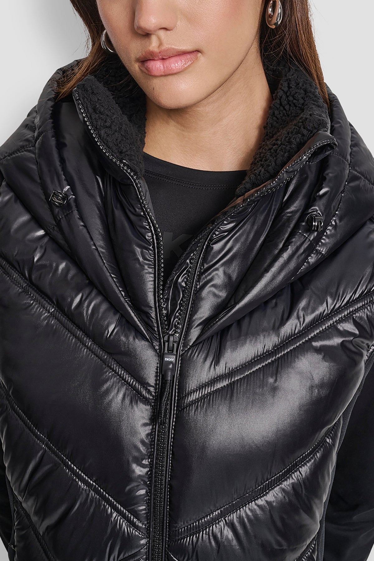 SCUBA-PANELED PUFFER VEST VIEW 2