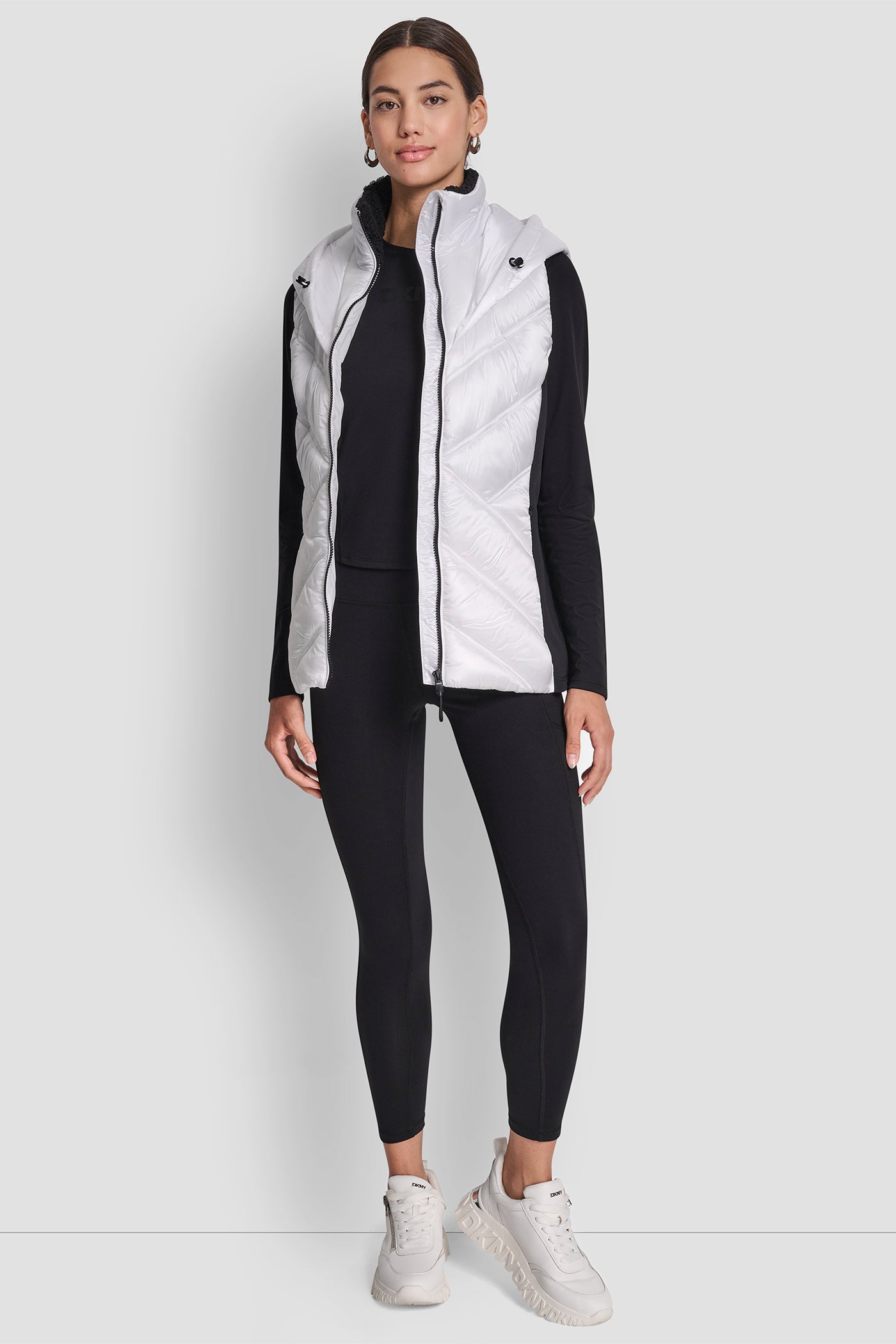 SCUBA-PANELED PUFFER VEST VIEW 7 | Lightweight Jackets
