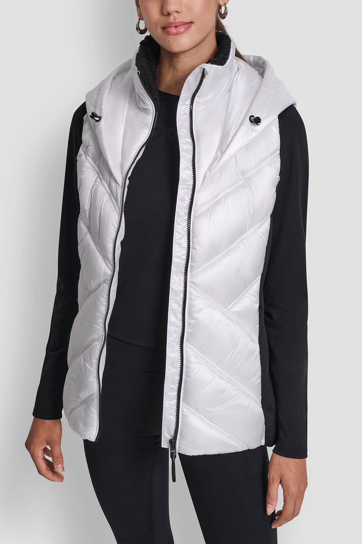 SCUBA-PANELED PUFFER VEST VIEW 2