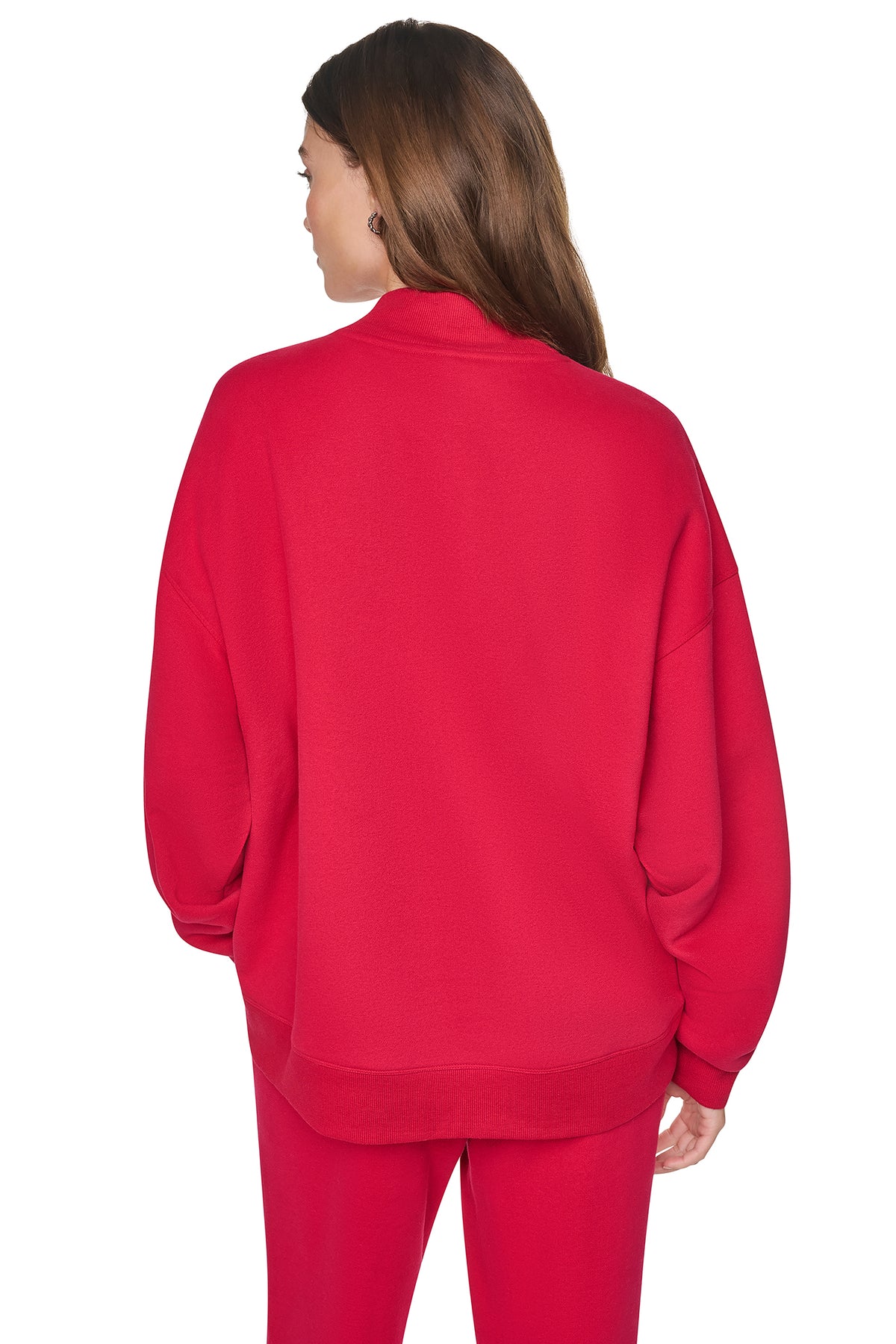 MOCK NECK LOGO PULLOVER VIEW 2