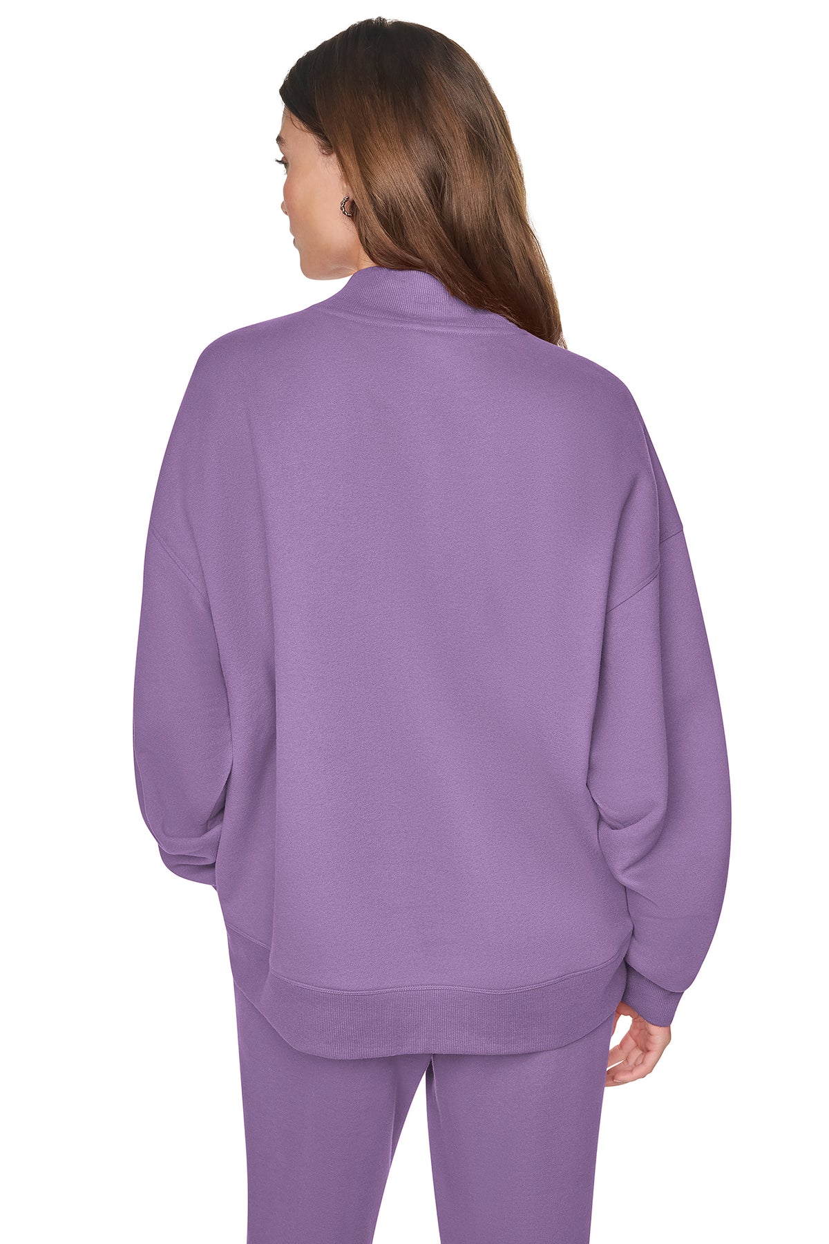 MOCK NECK LOGO PULLOVER VIEW 2