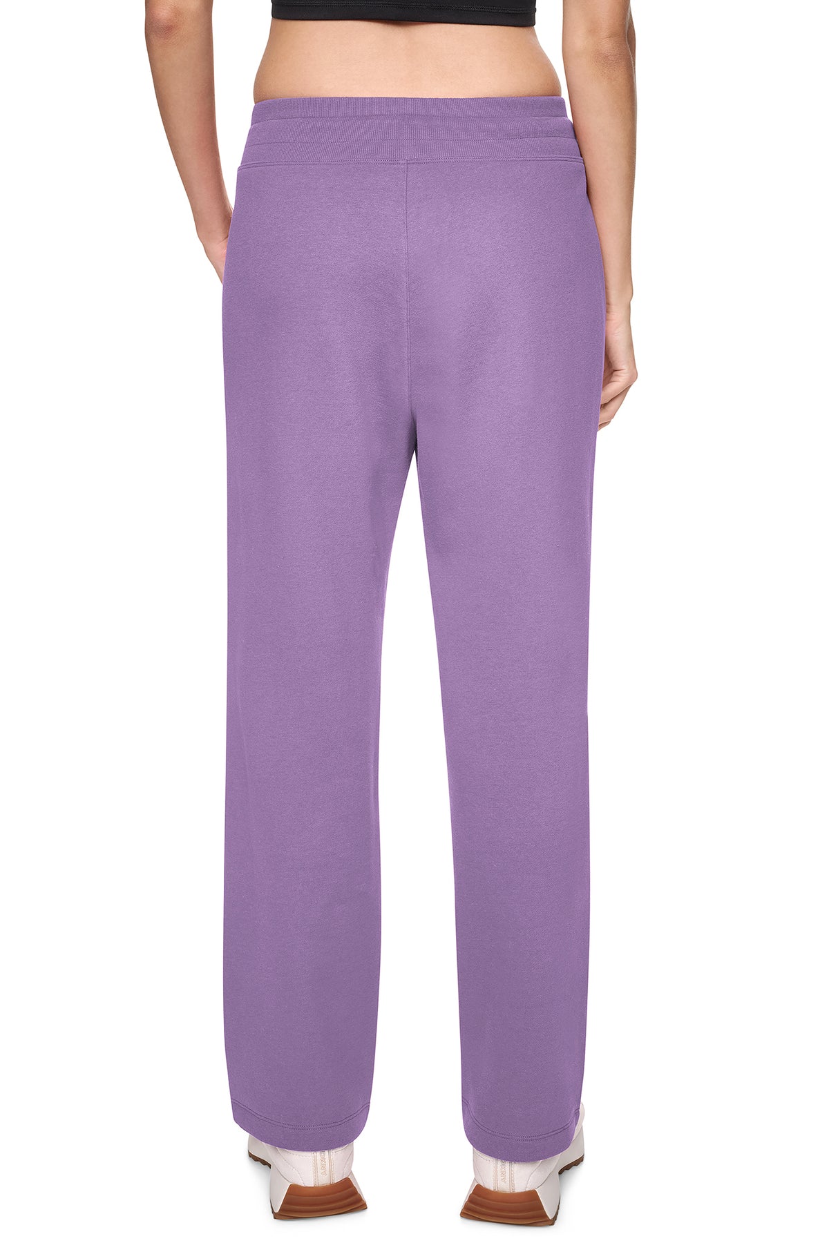 HIGH-RISE LOGO PATCH STRAIGHT LEG PANT VIEW 2