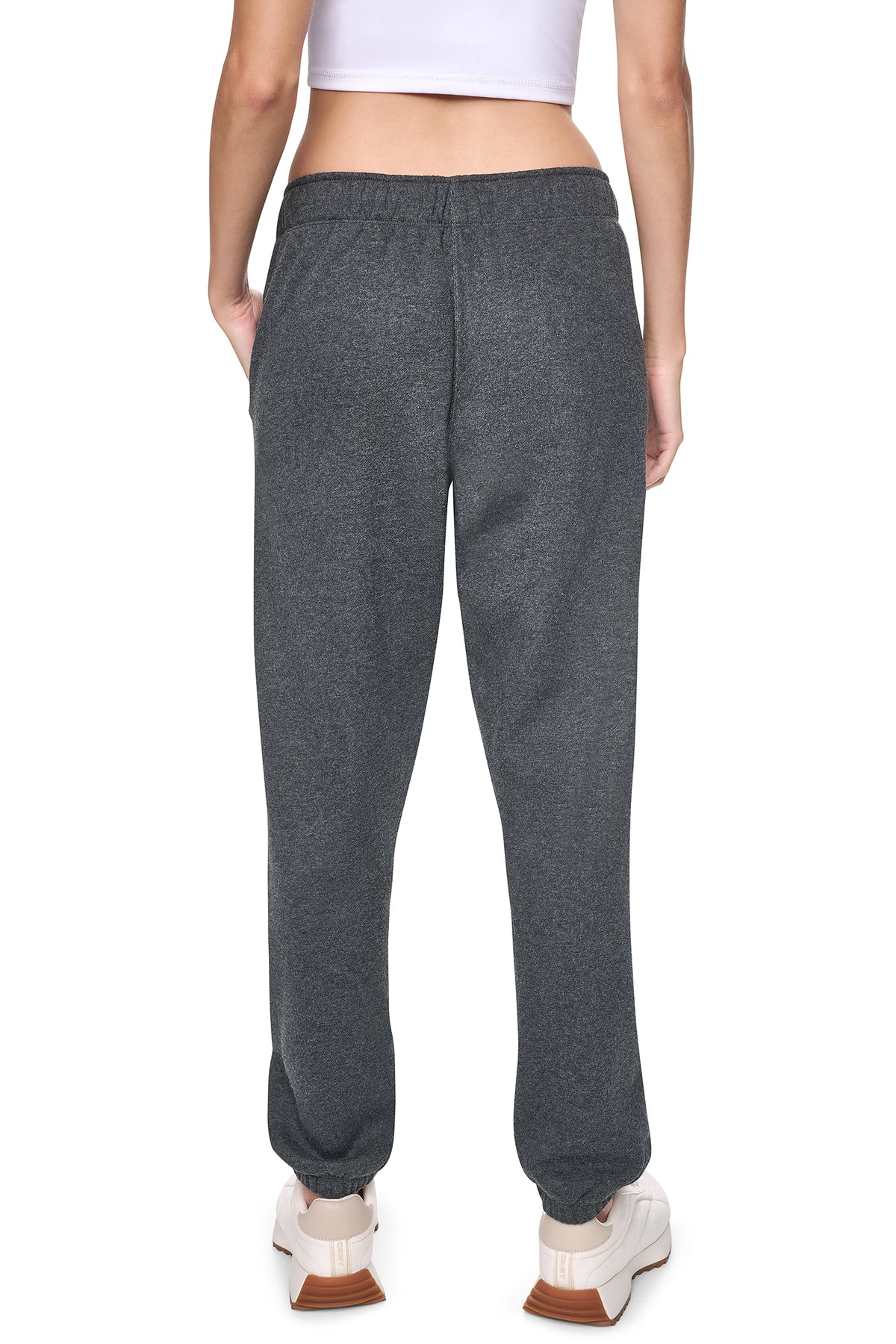 MID-RISE CHENILLE LOGO RELAXED JOGGER VIEW 2