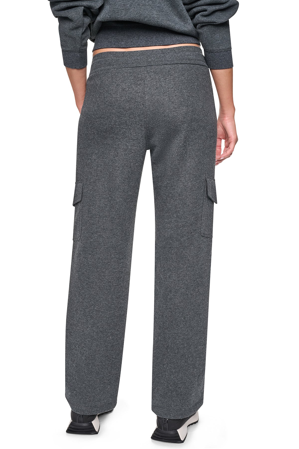 METALLIC BUBBLE LOGO MID-RISE CARGO PANT VIEW 2
