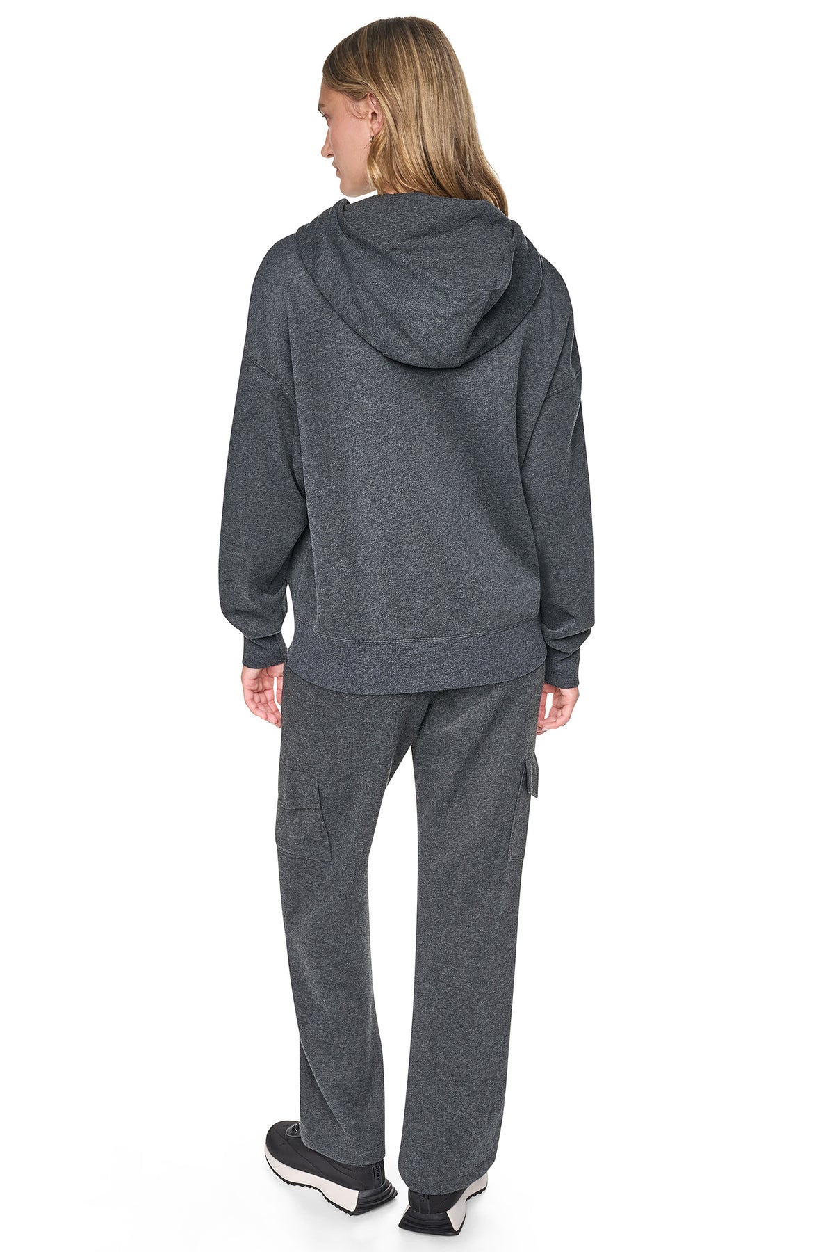 METALLIC BUBBLE LOGO MID-RISE CARGO PANT VIEW 2