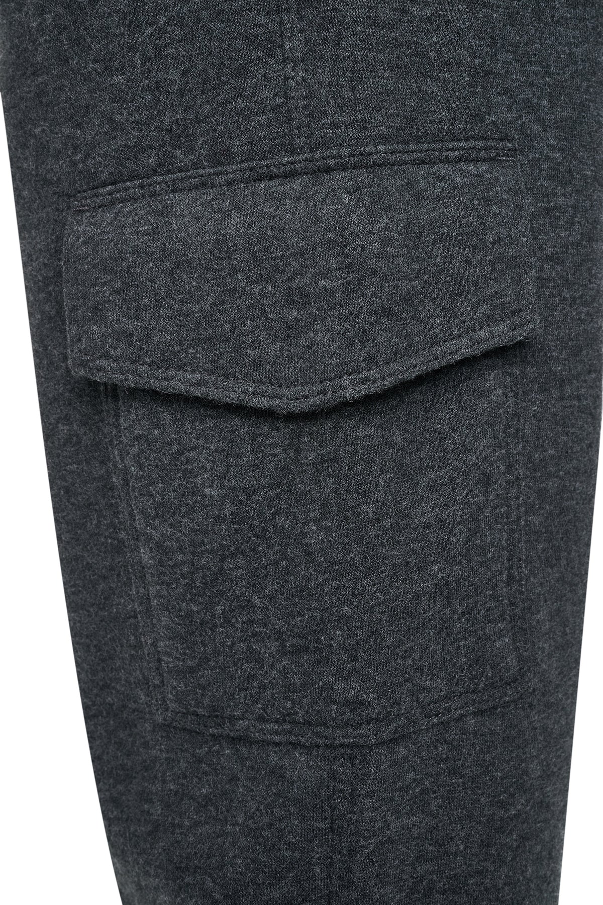 METALLIC BUBBLE LOGO MID-RISE CARGO PANT VIEW 2