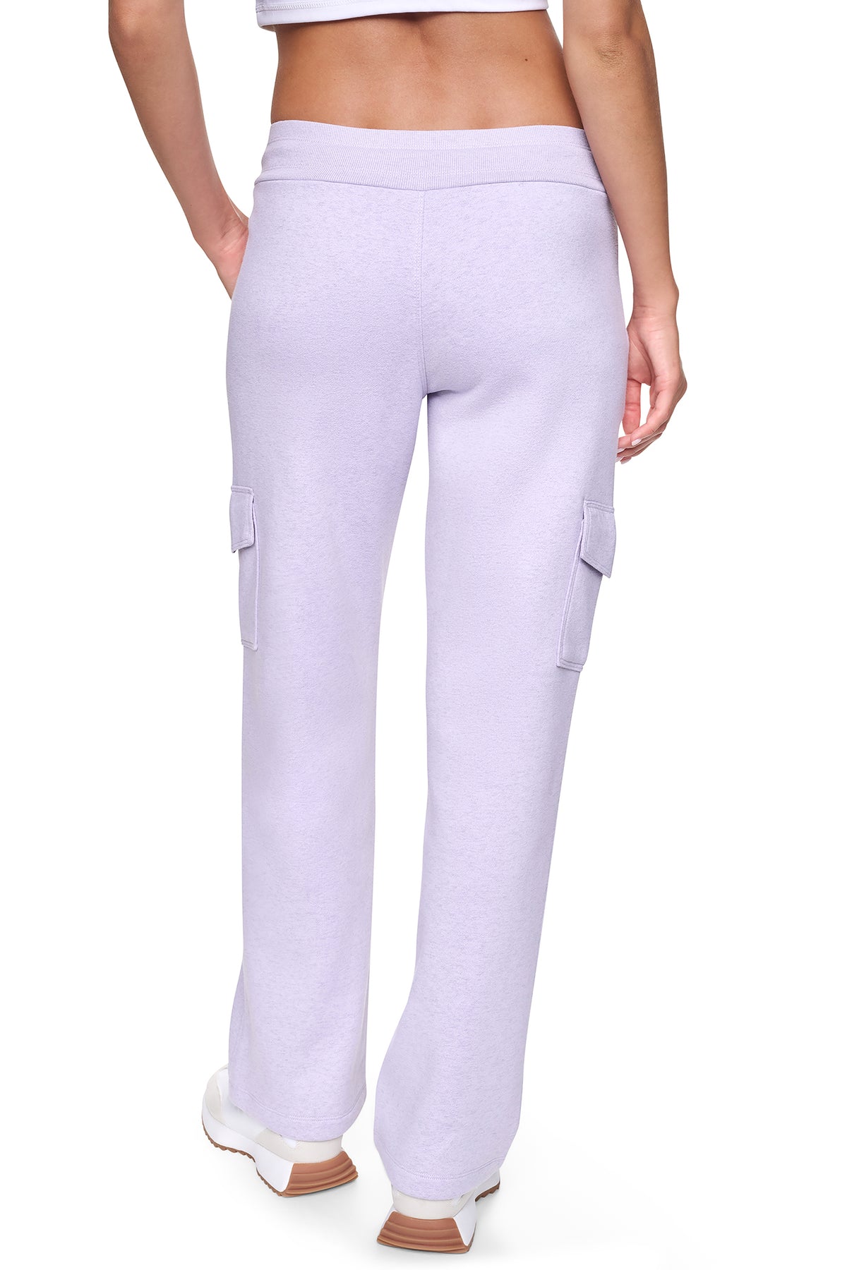 METALLIC BUBBLE LOGO MID-RISE CARGO PANT VIEW 2