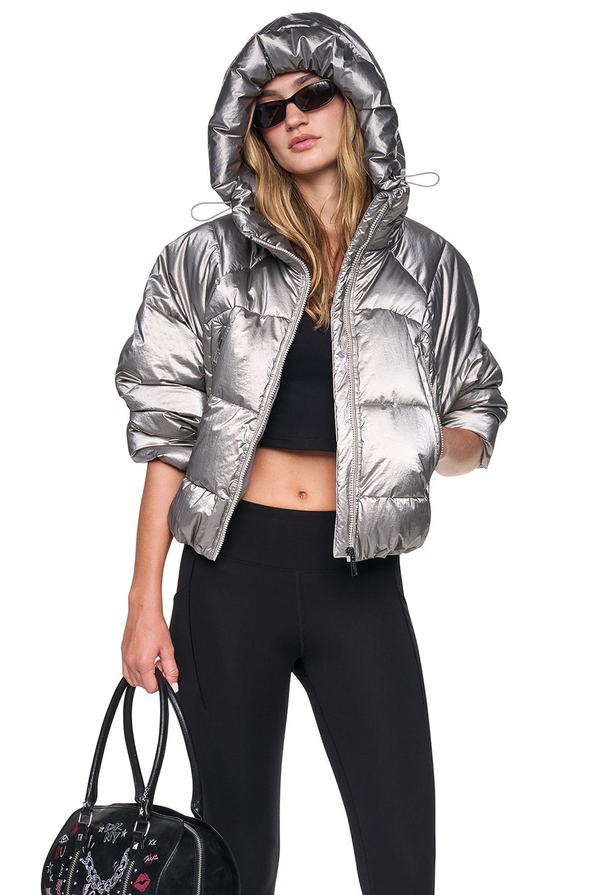 SHORT HOODED PUFFER View 1 | Clothing