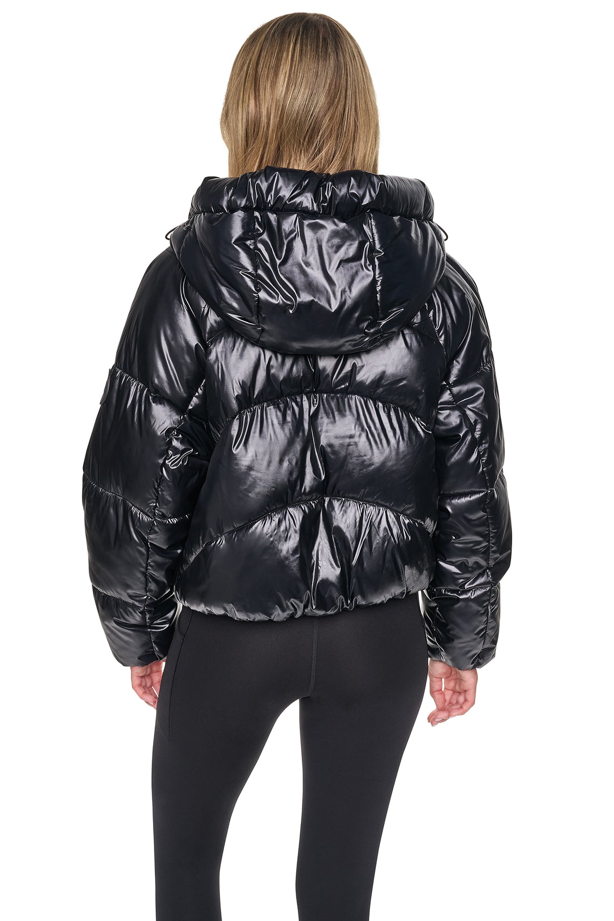 SHORT HOODED PUFFER VIEW 2