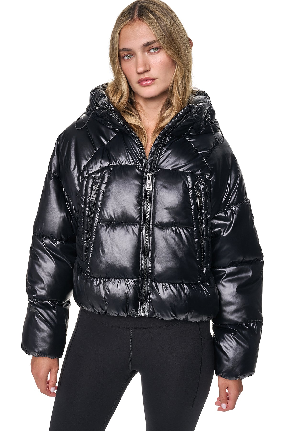 SHORT HOODED PUFFER VIEW 2