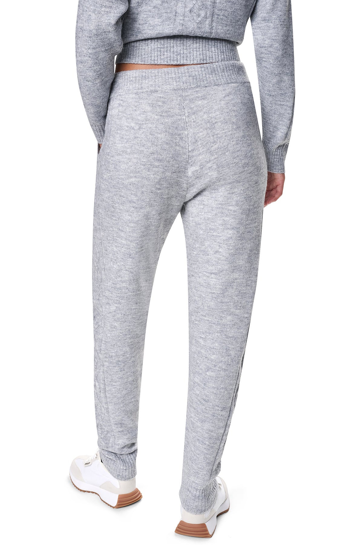 COZY CABLE HIGH-RISE SWEATER JOGGER VIEW 2